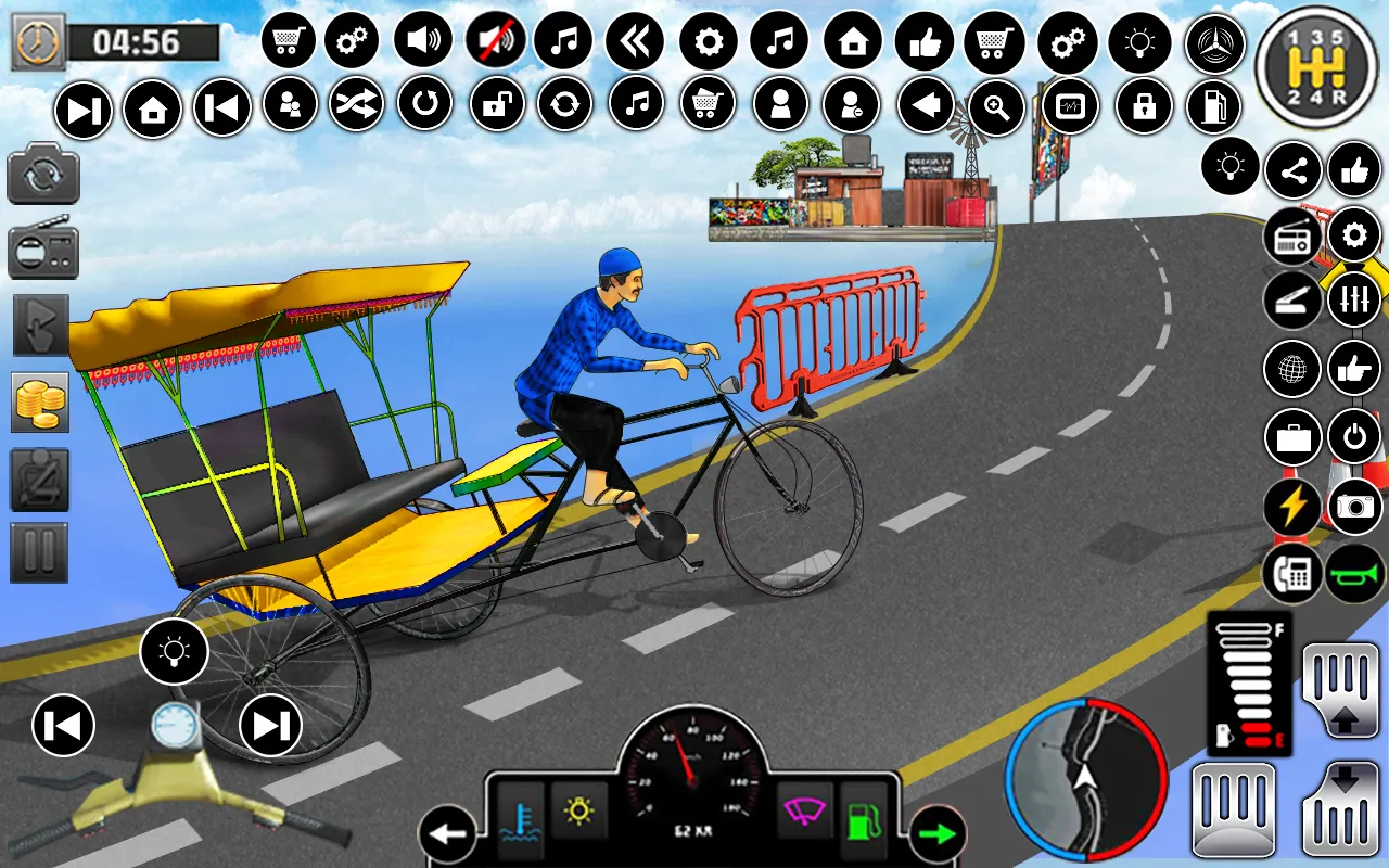 Bicycle Rickshaw Driving Games | Indus Appstore | Screenshot