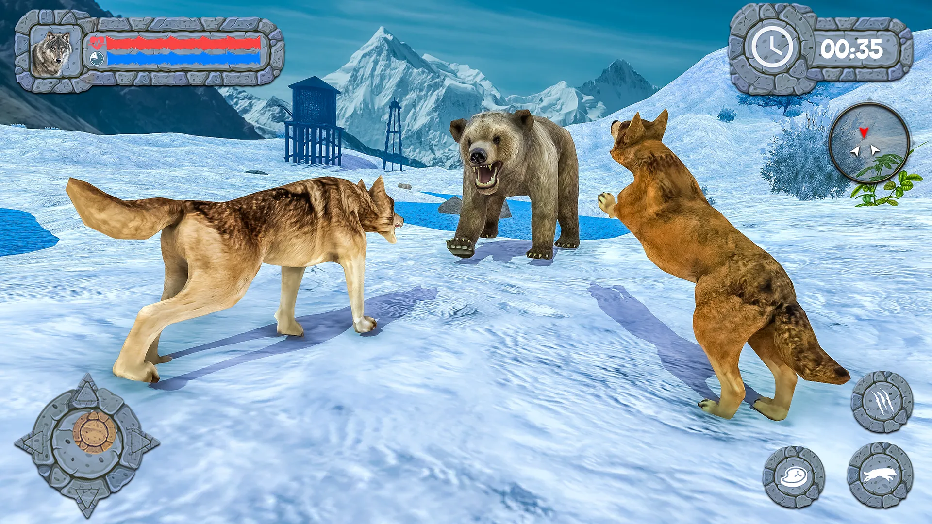 Arctic Wolf Family Simulator | Indus Appstore | Screenshot