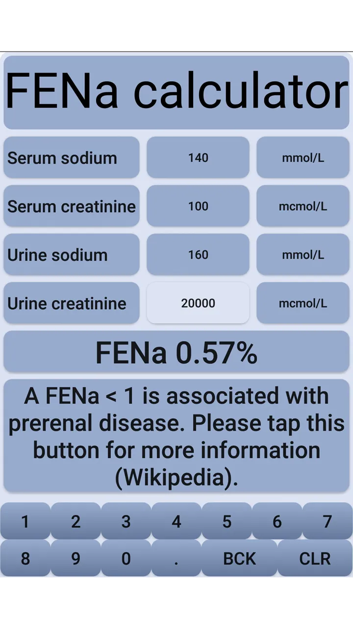 FENa - Fractional Excretion of | Indus Appstore | Screenshot