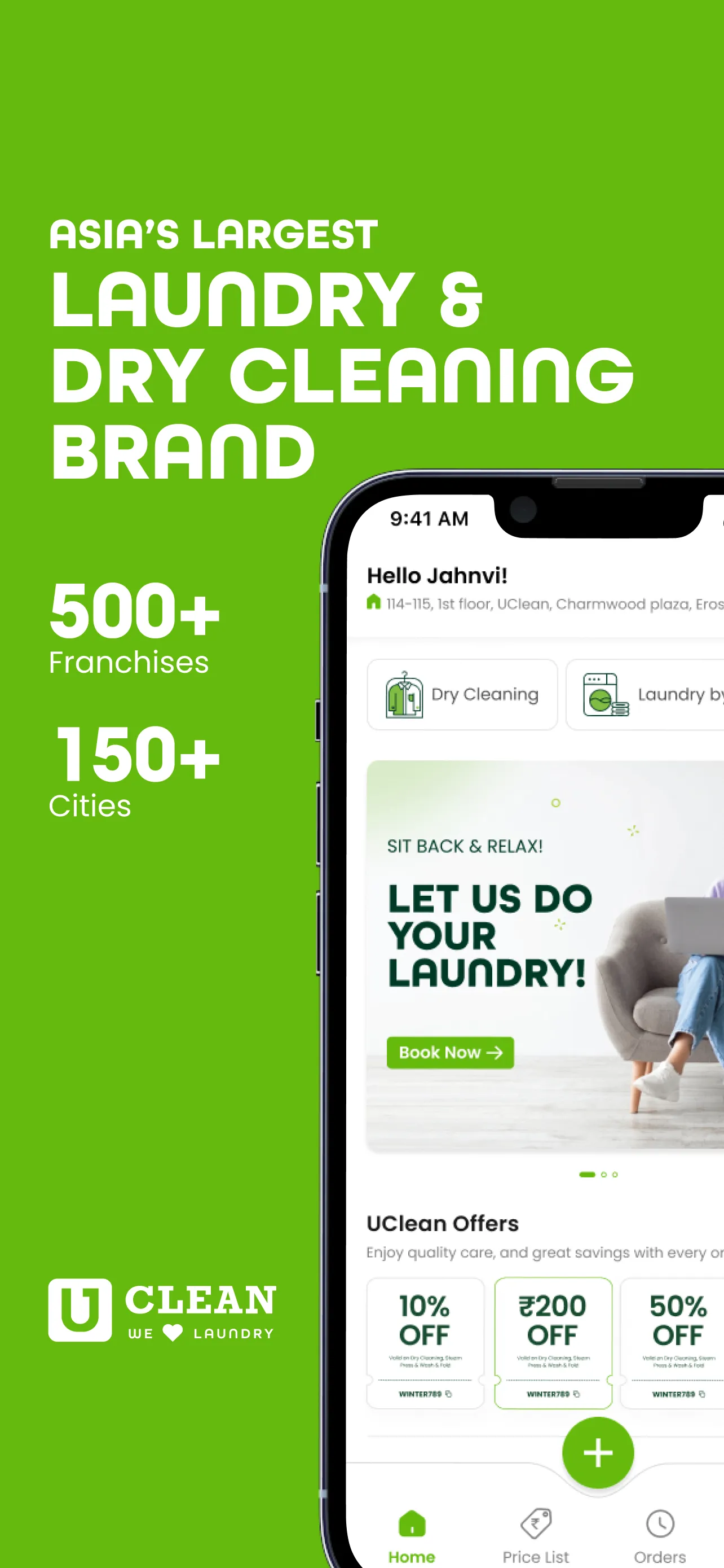 UClean: Laundry & Dry Cleaning | Indus Appstore | Screenshot