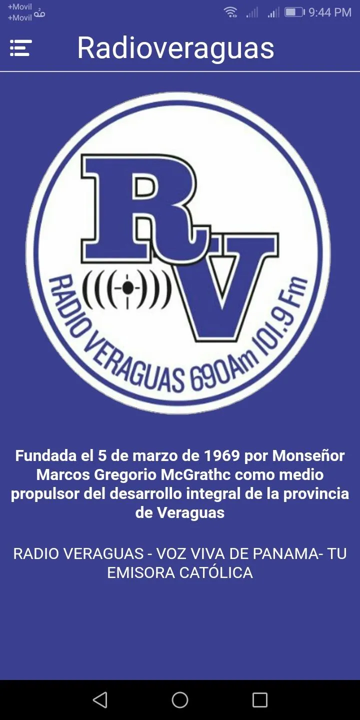 RADIOVERAGUAS | Indus Appstore | Screenshot