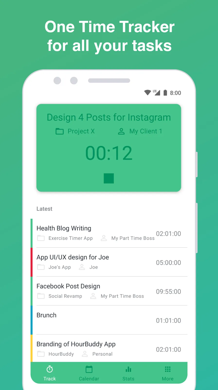 HourBuddy - Work Time Tracker | Indus Appstore | Screenshot