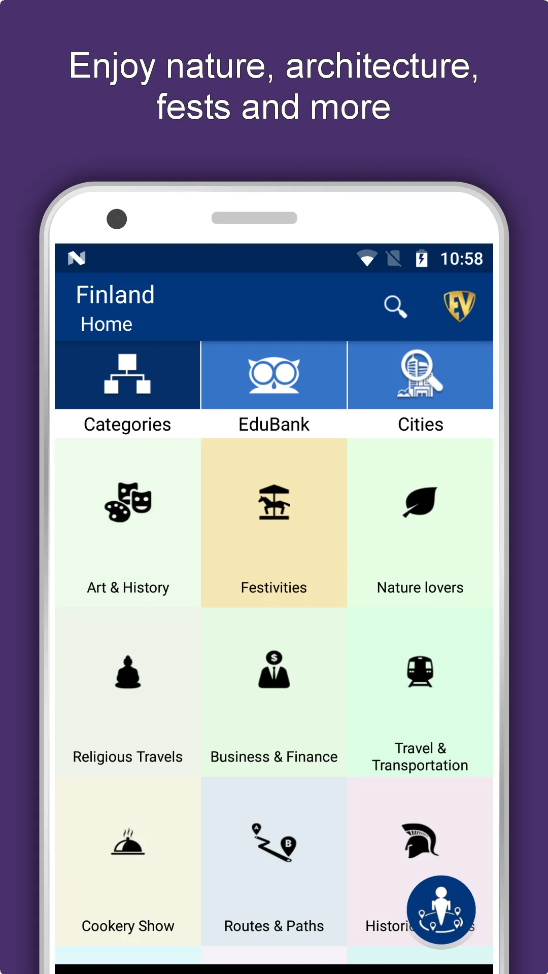 Finland Travel & Explore, Offl | Indus Appstore | Screenshot