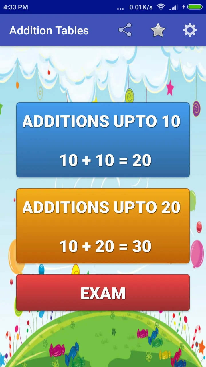 Kids Addition Tables | Indus Appstore | Screenshot