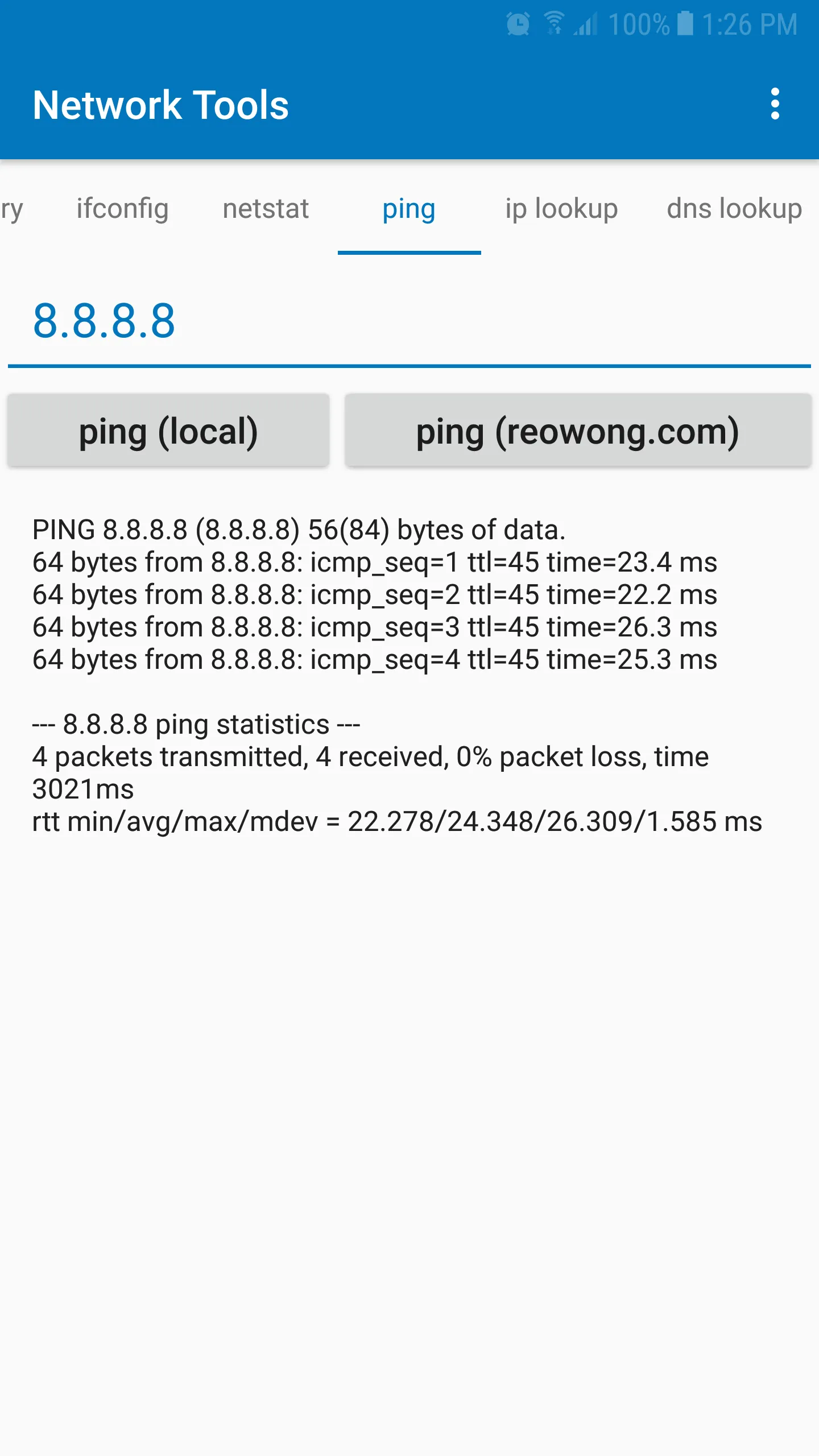 Network Tools - traceroute | Indus Appstore | Screenshot