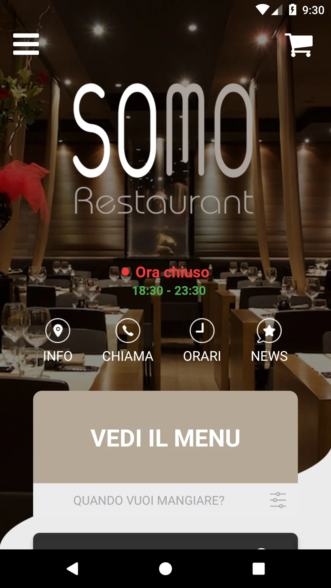 Somo Restaurant | Indus Appstore | Screenshot