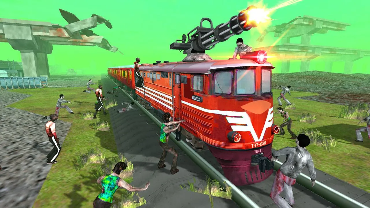 Train shooting - Zombie War | Indus Appstore | Screenshot