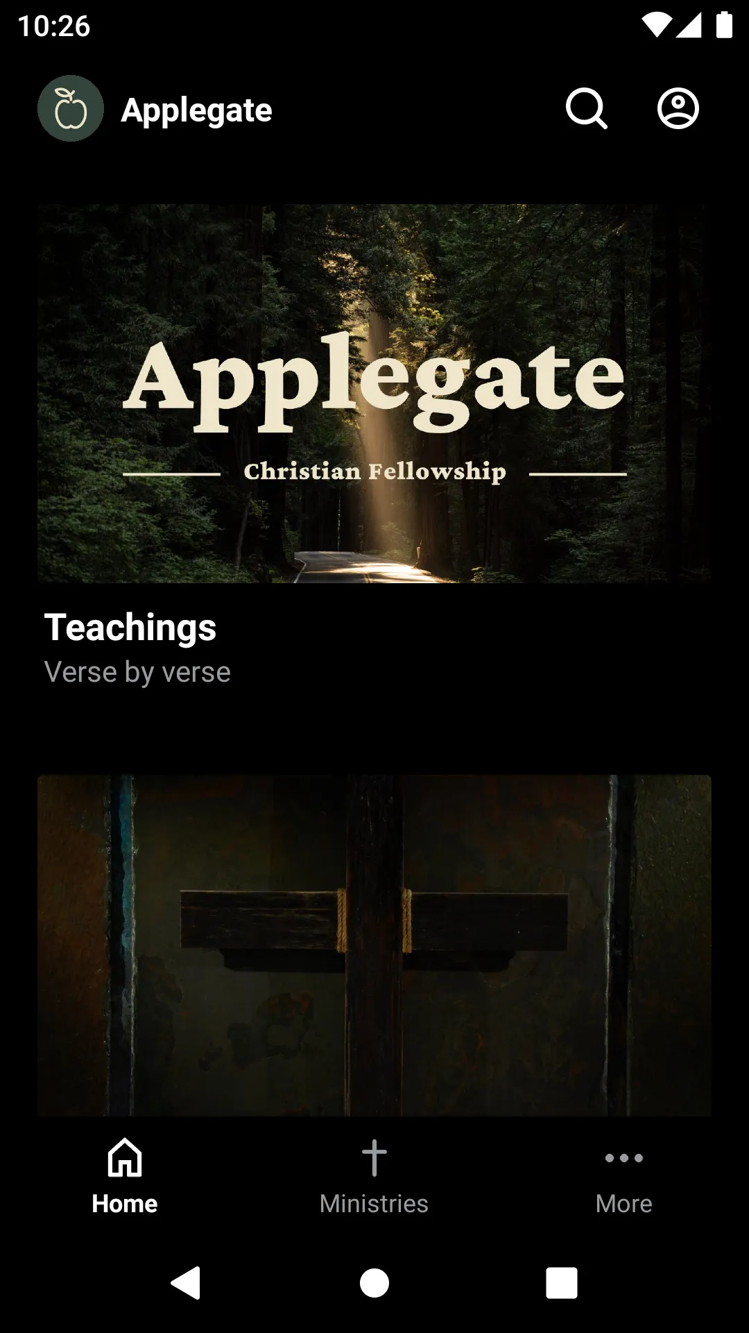 Applegate Christian Fellowship | Indus Appstore | Screenshot