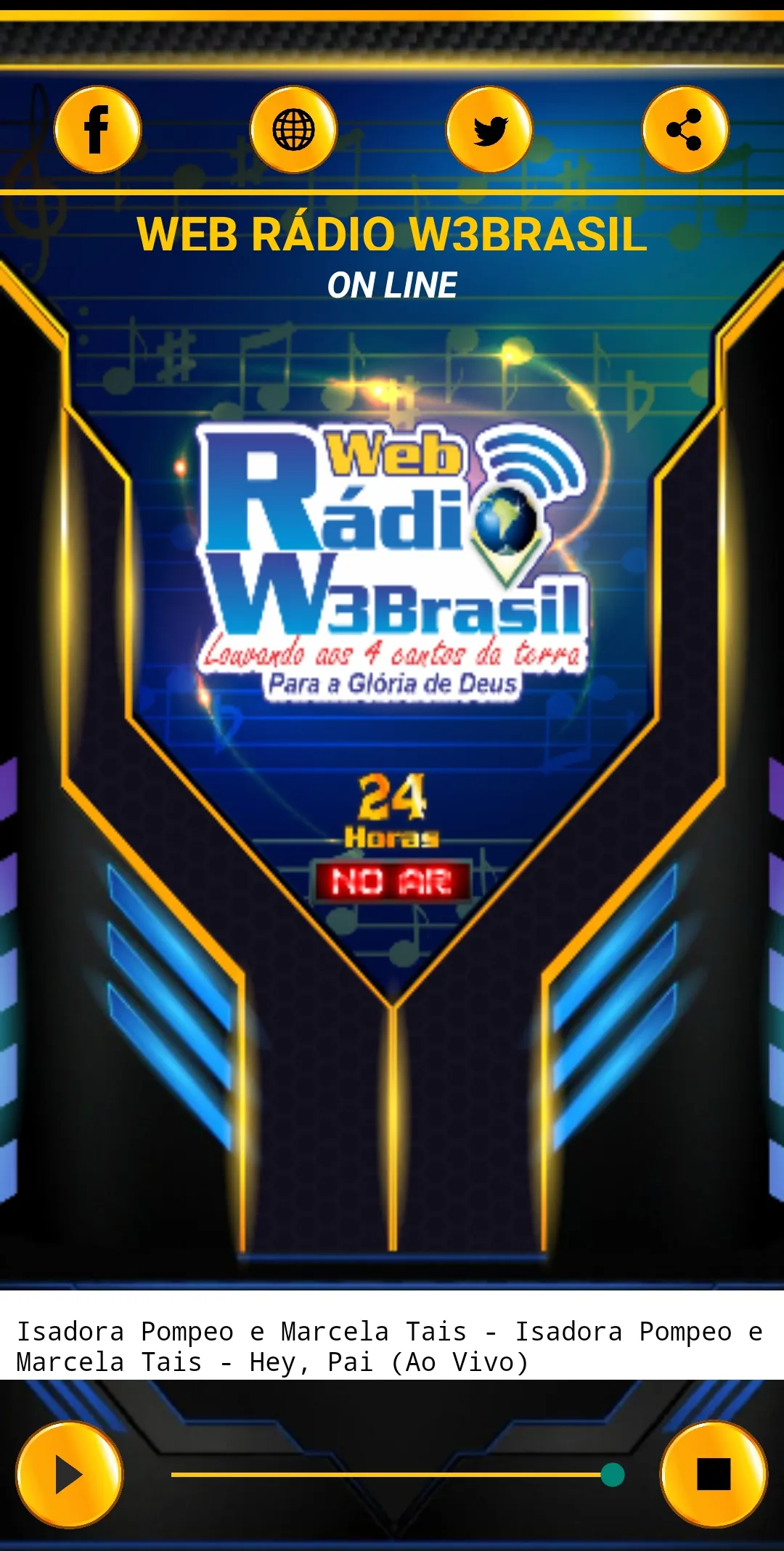 WEB RÁDIO W3BRASIL | Indus Appstore | Screenshot