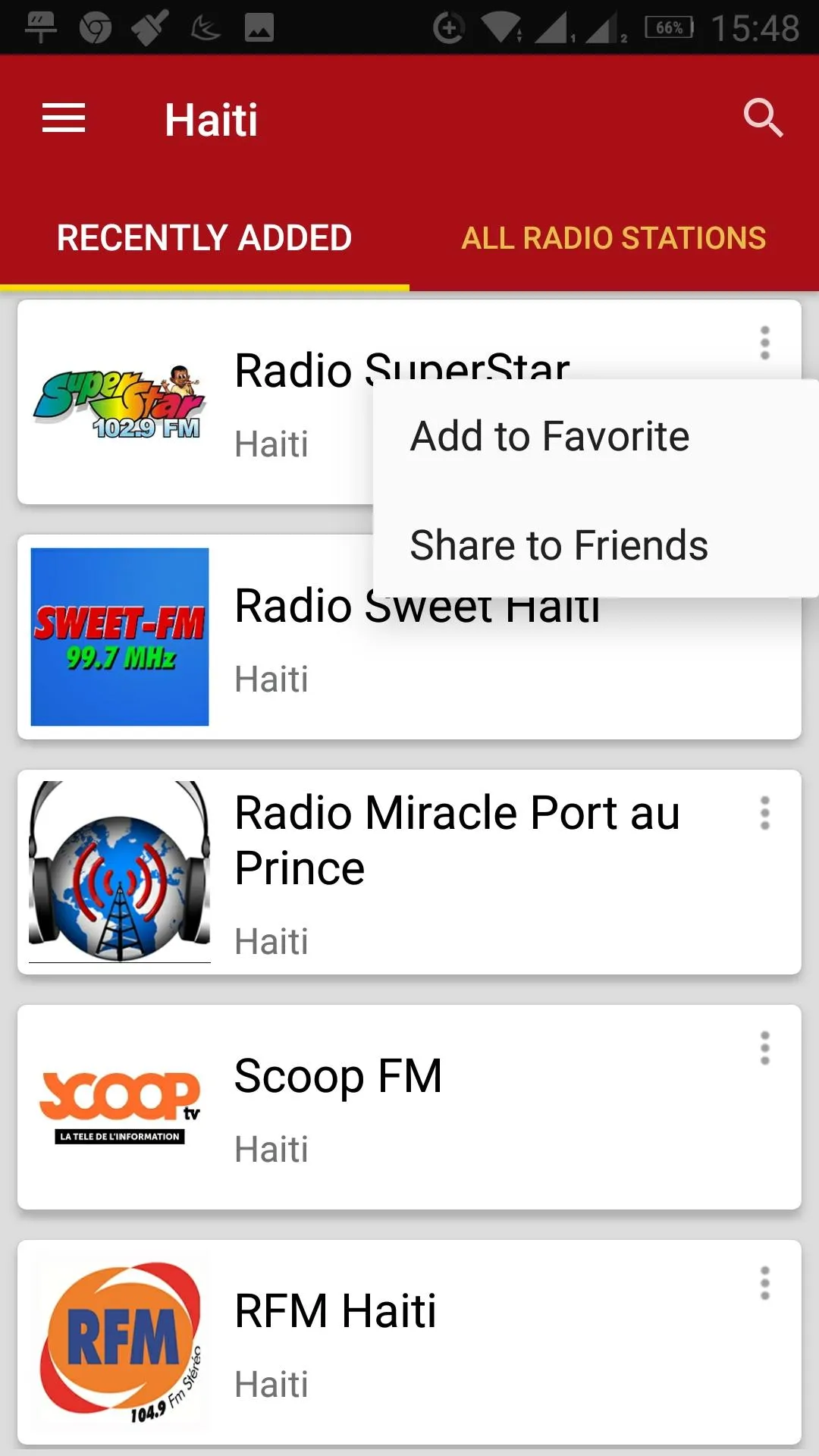 Haitian Radio Stations | Indus Appstore | Screenshot