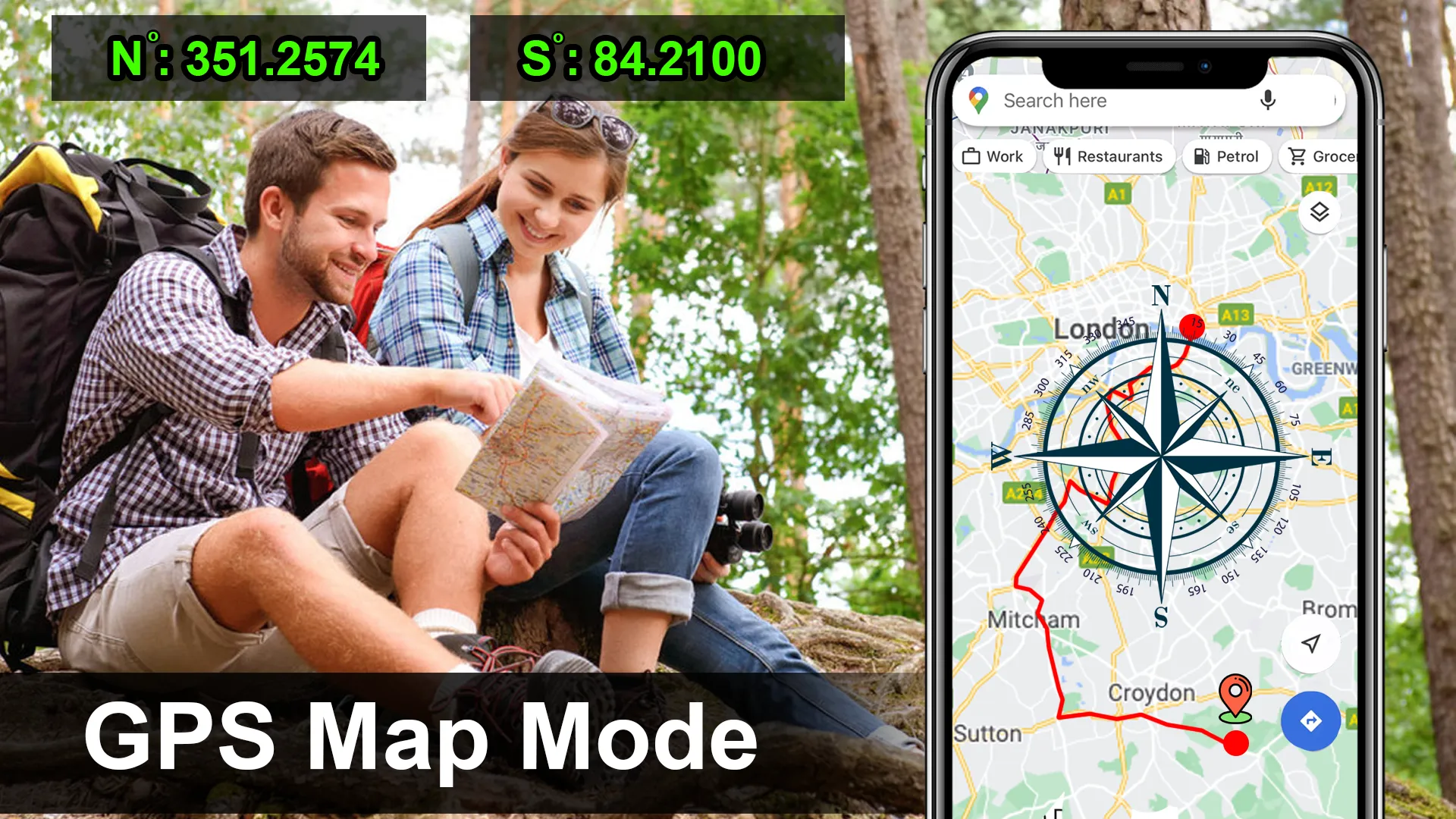 GPS Compass Navigator | Indus Appstore | Screenshot