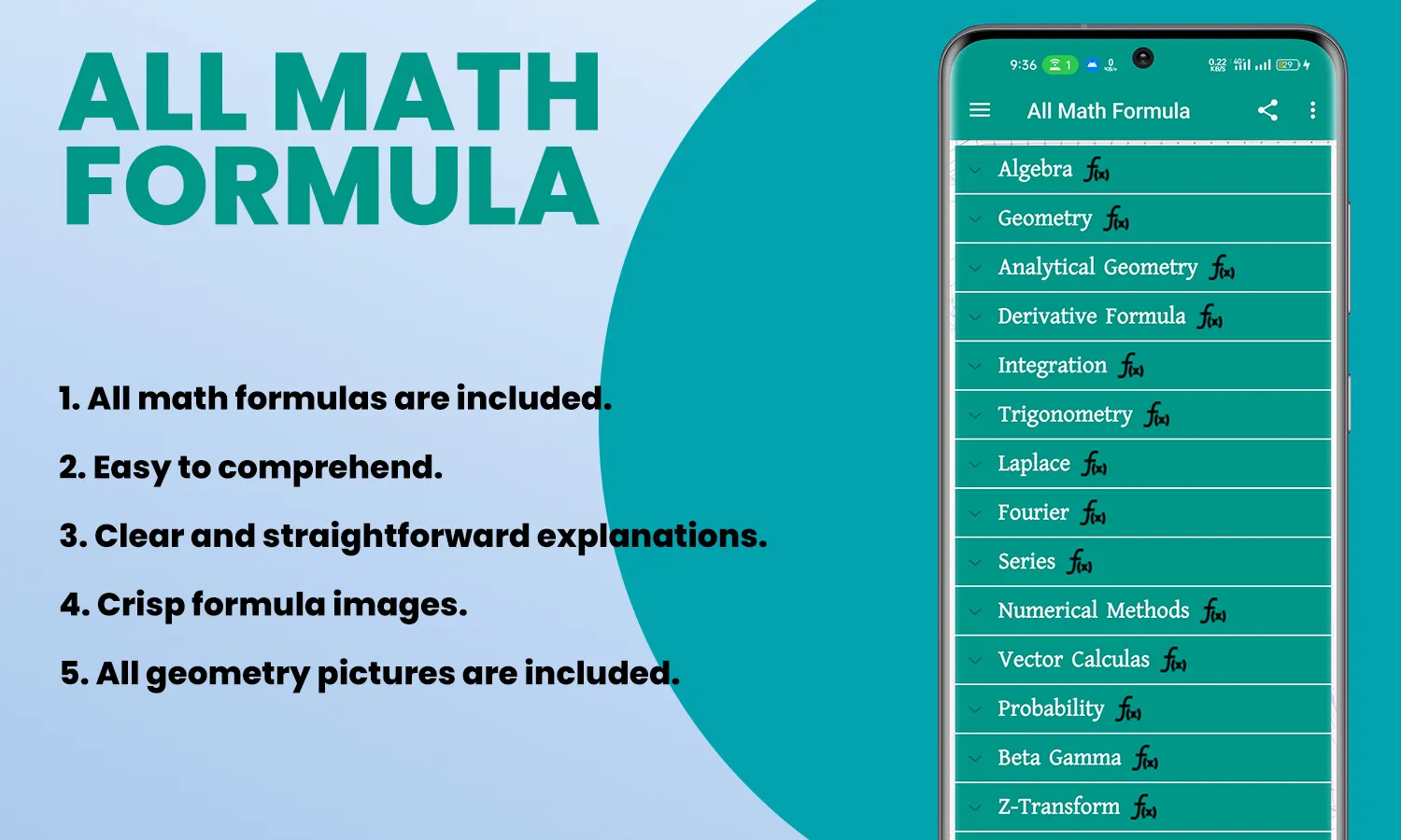 Math Formula Offline | Indus Appstore | Screenshot