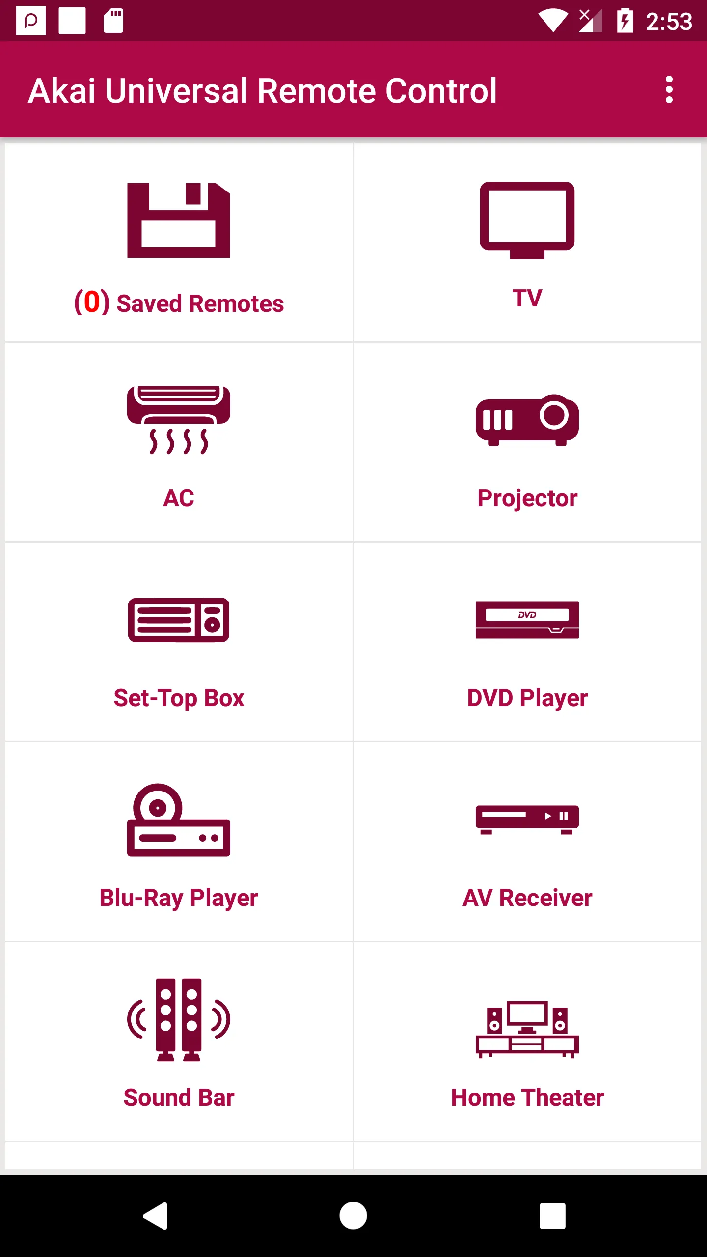 Universal Remote For Akai | Indus Appstore | Screenshot