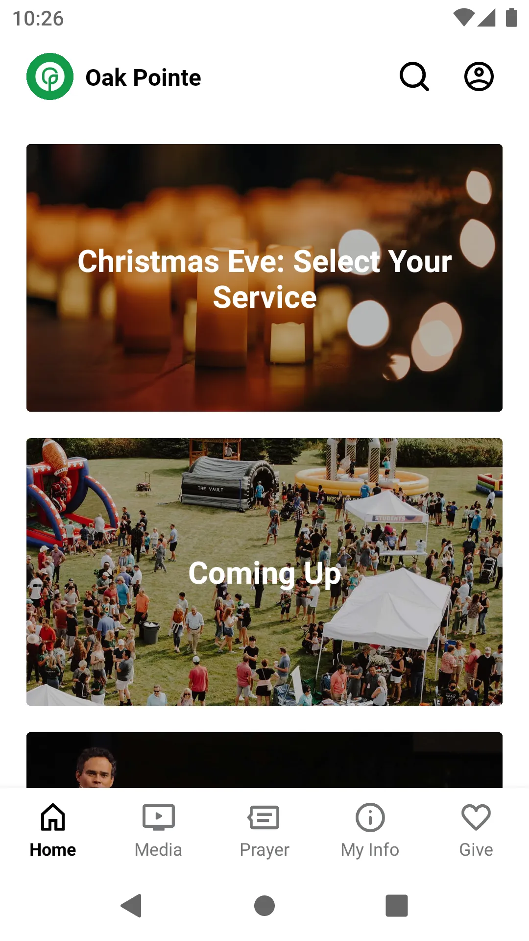 The Oak Pointe Church App | Indus Appstore | Screenshot