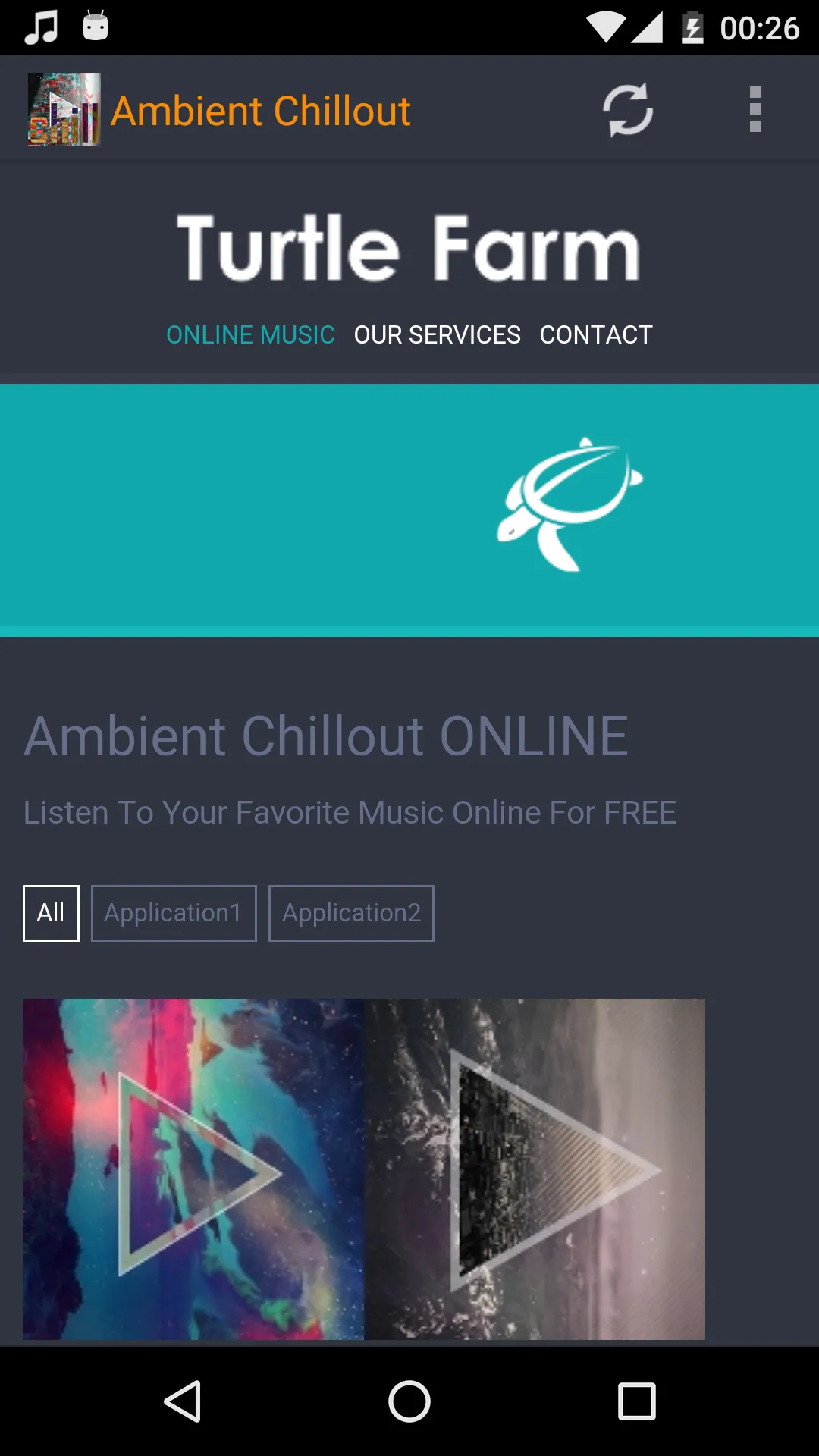 Ambient Chillout Music ONLINE | Indus Appstore | Screenshot