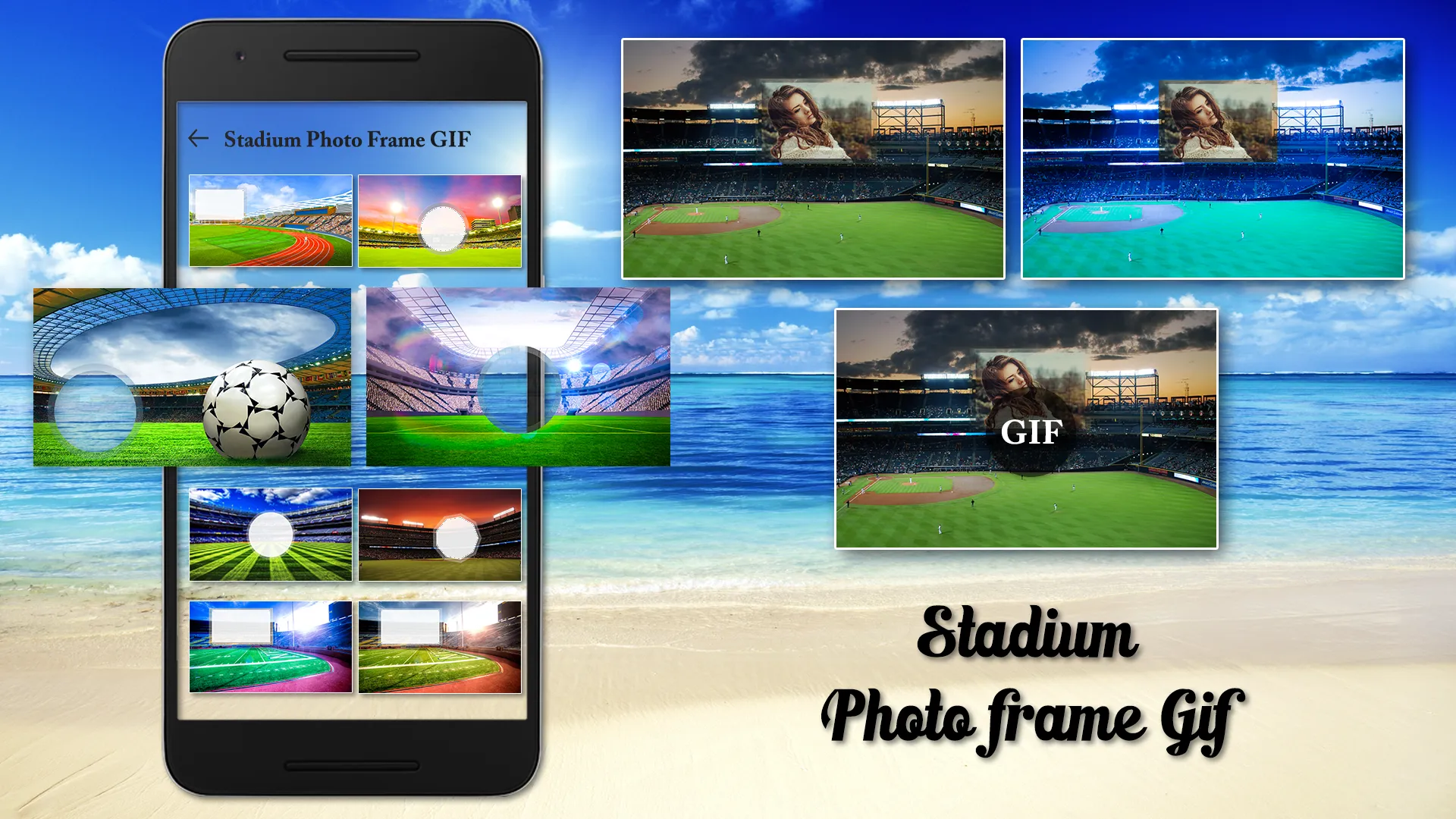 Sports Stadium Photo Frame Edi | Indus Appstore | Screenshot