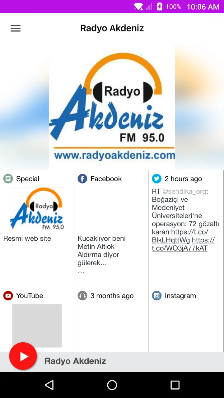 Radyo Akdeniz | Indus Appstore | Screenshot