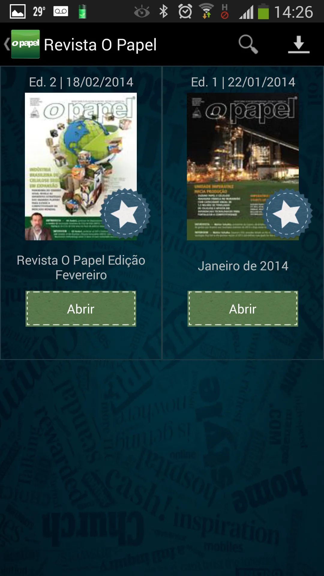 Revista O Papel | Indus Appstore | Screenshot