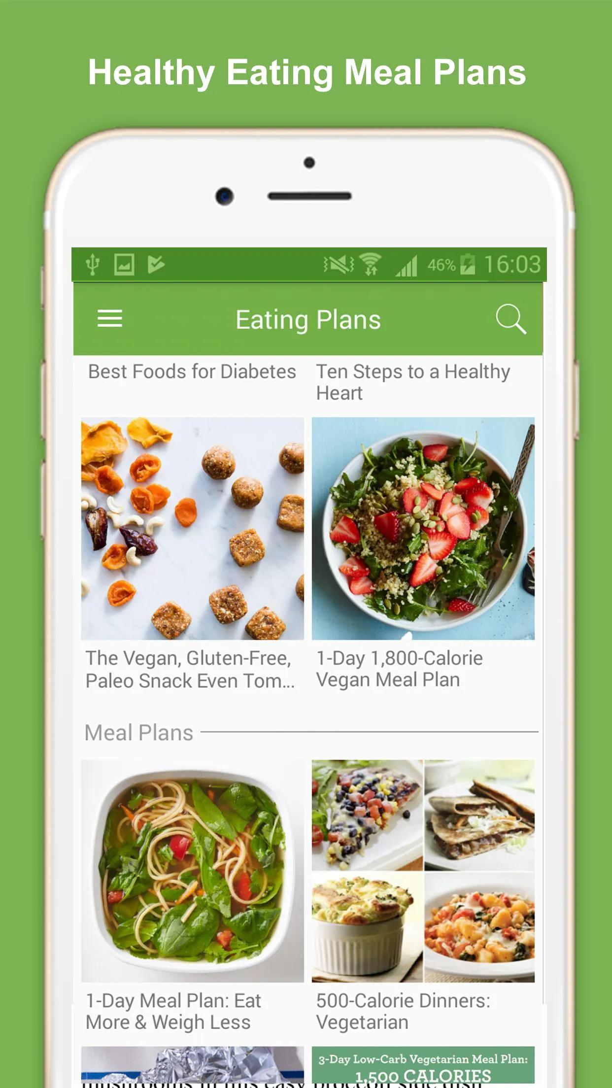 Healthy Eating Meal Plans | Indus Appstore | Screenshot