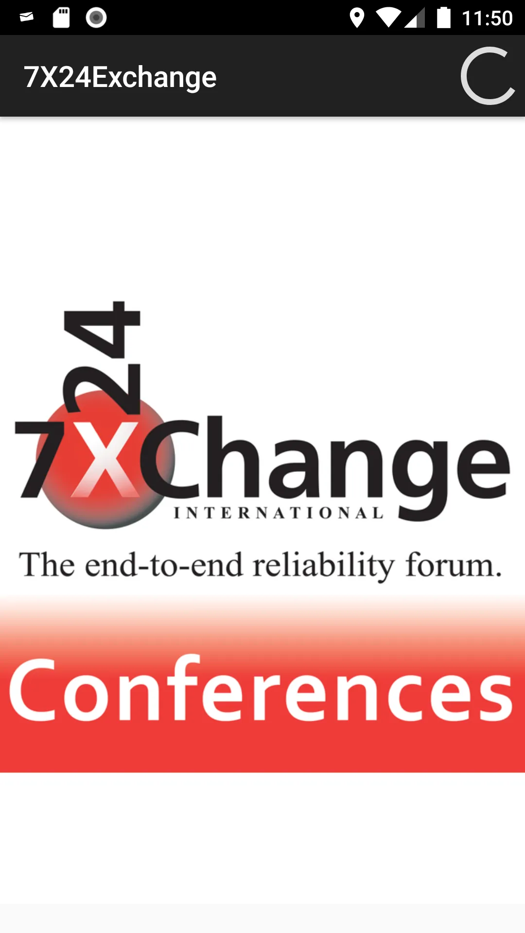 7x24 Exchange Conferences | Indus Appstore | Screenshot