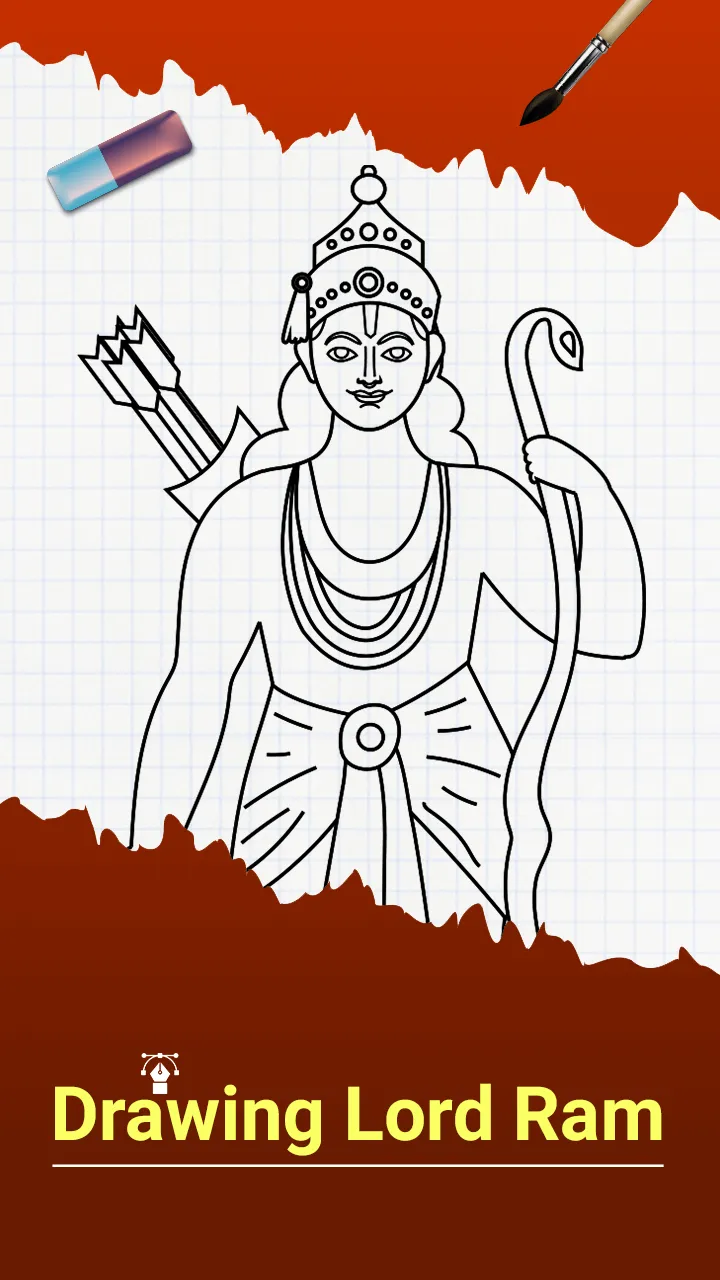 Drawing Lord Ram | Indus Appstore | Screenshot