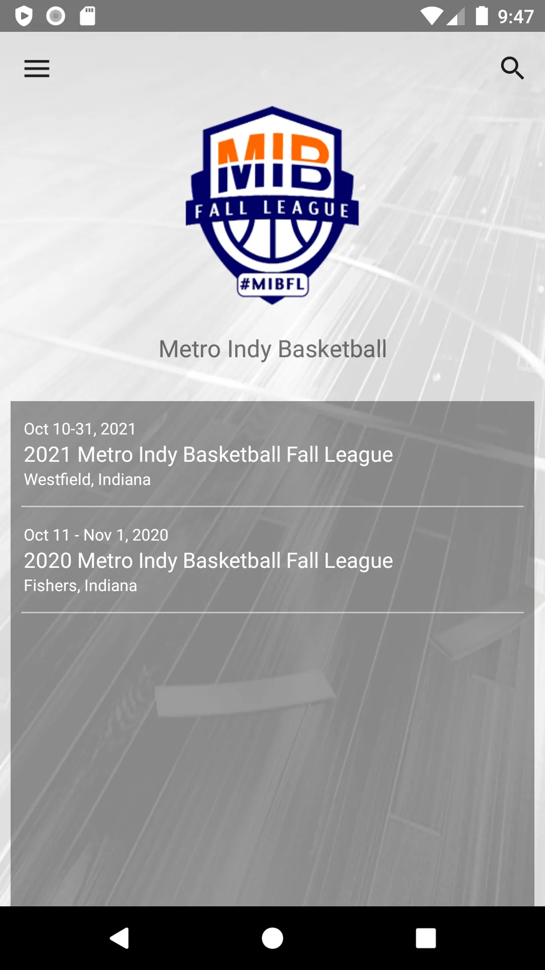 Metro Indy Basketball | Indus Appstore | Screenshot