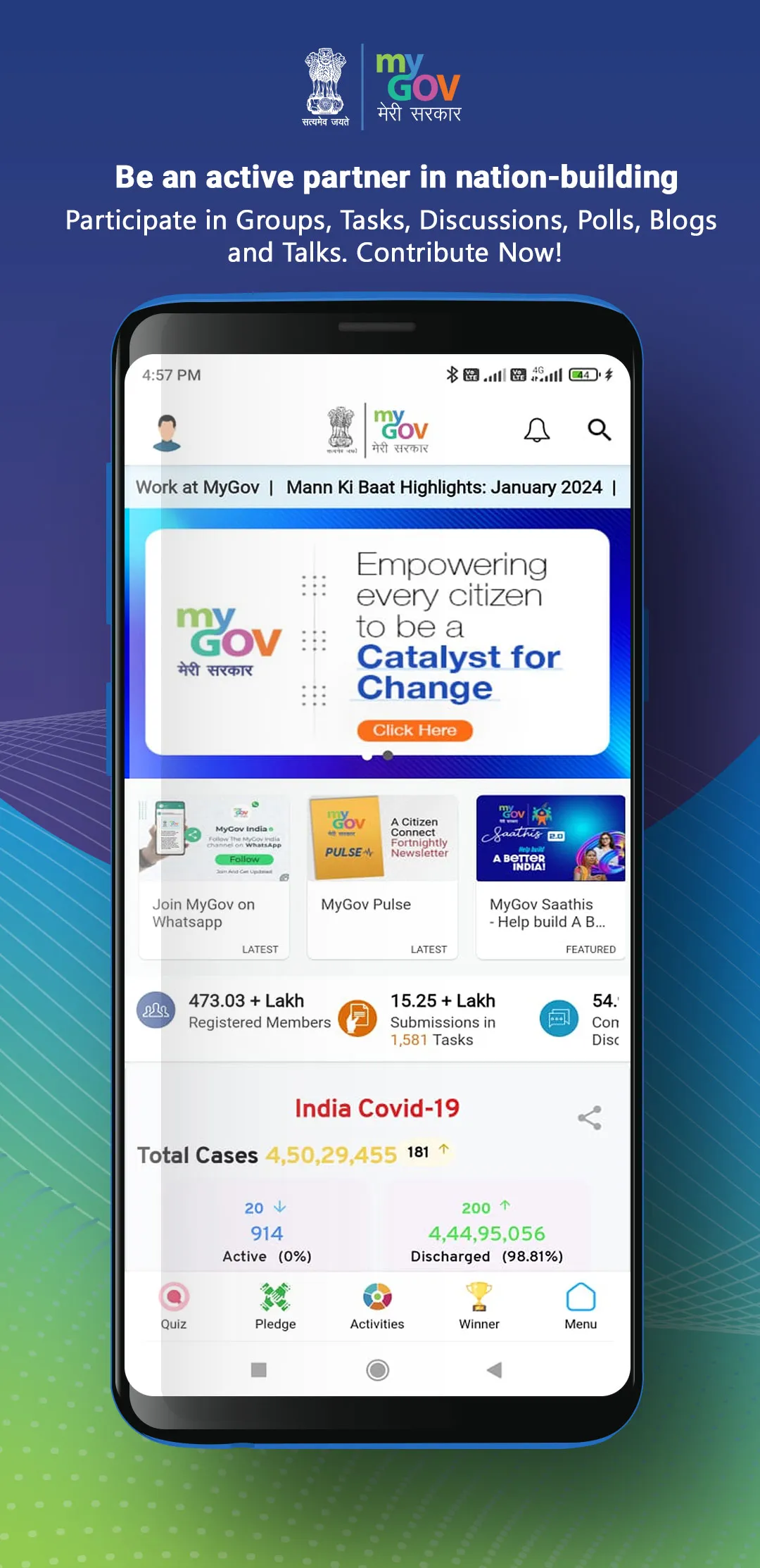 MyGov | Indus Appstore | Screenshot