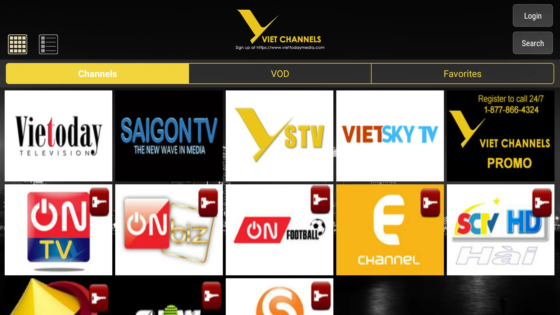 Viet Channels | Indus Appstore | Screenshot