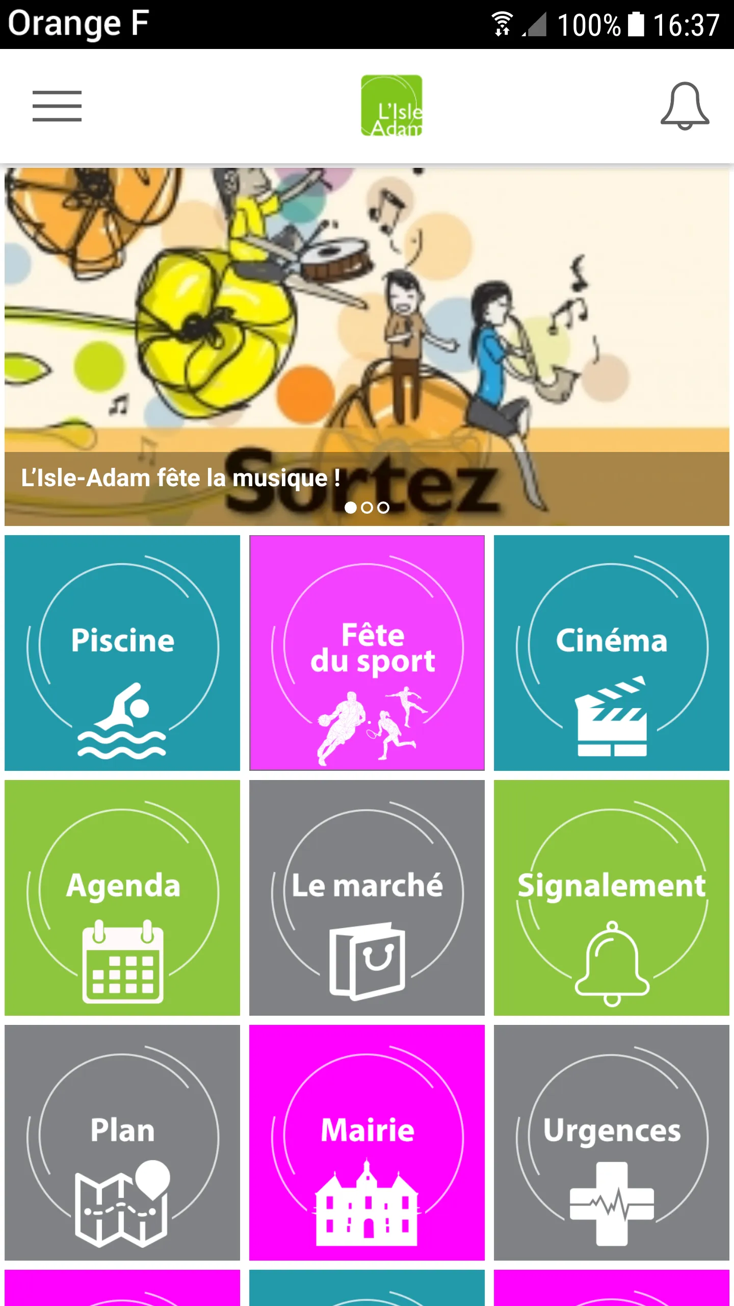 Ville de L'Isle-Adam | Indus Appstore | Screenshot