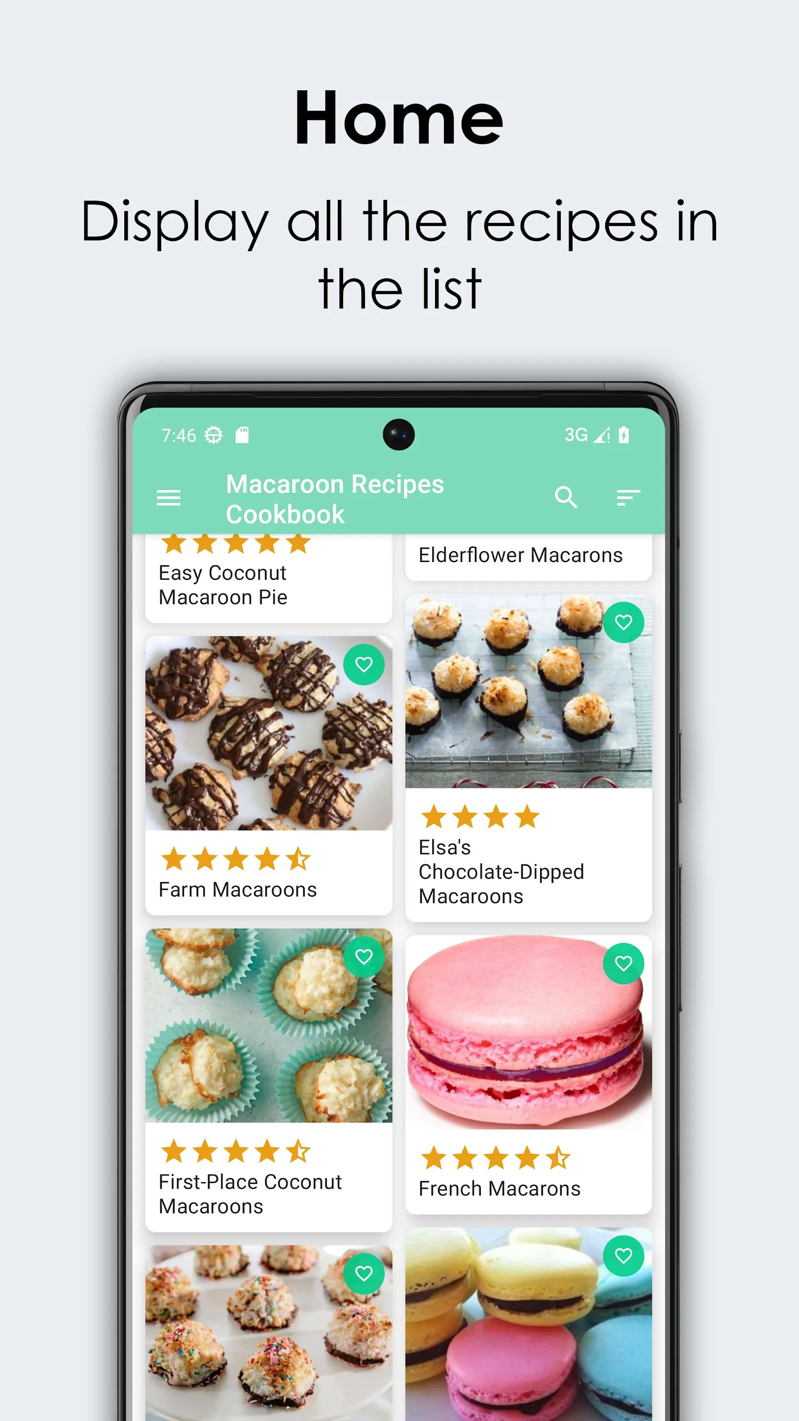 Macaroon Recipes Cookbook | Indus Appstore | Screenshot