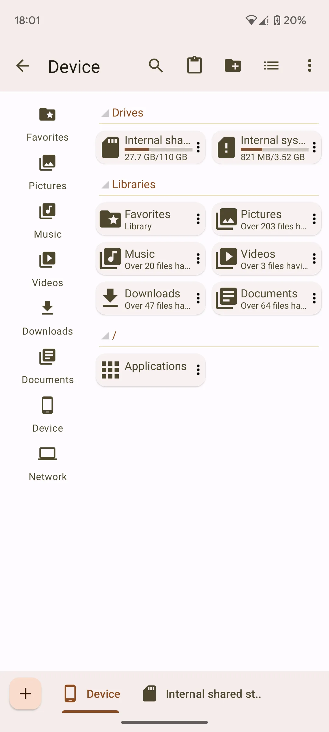 Oojao Files Manager | Indus Appstore | Screenshot