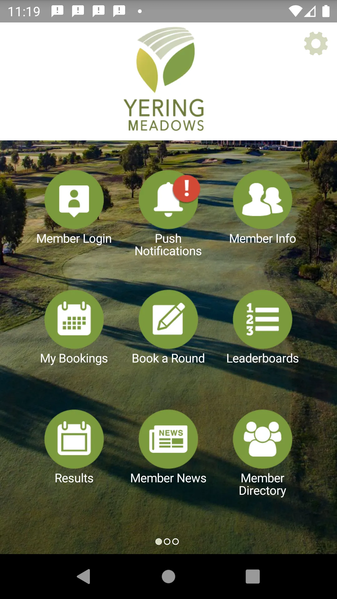 Yering Meadows Golf Club | Indus Appstore | Screenshot