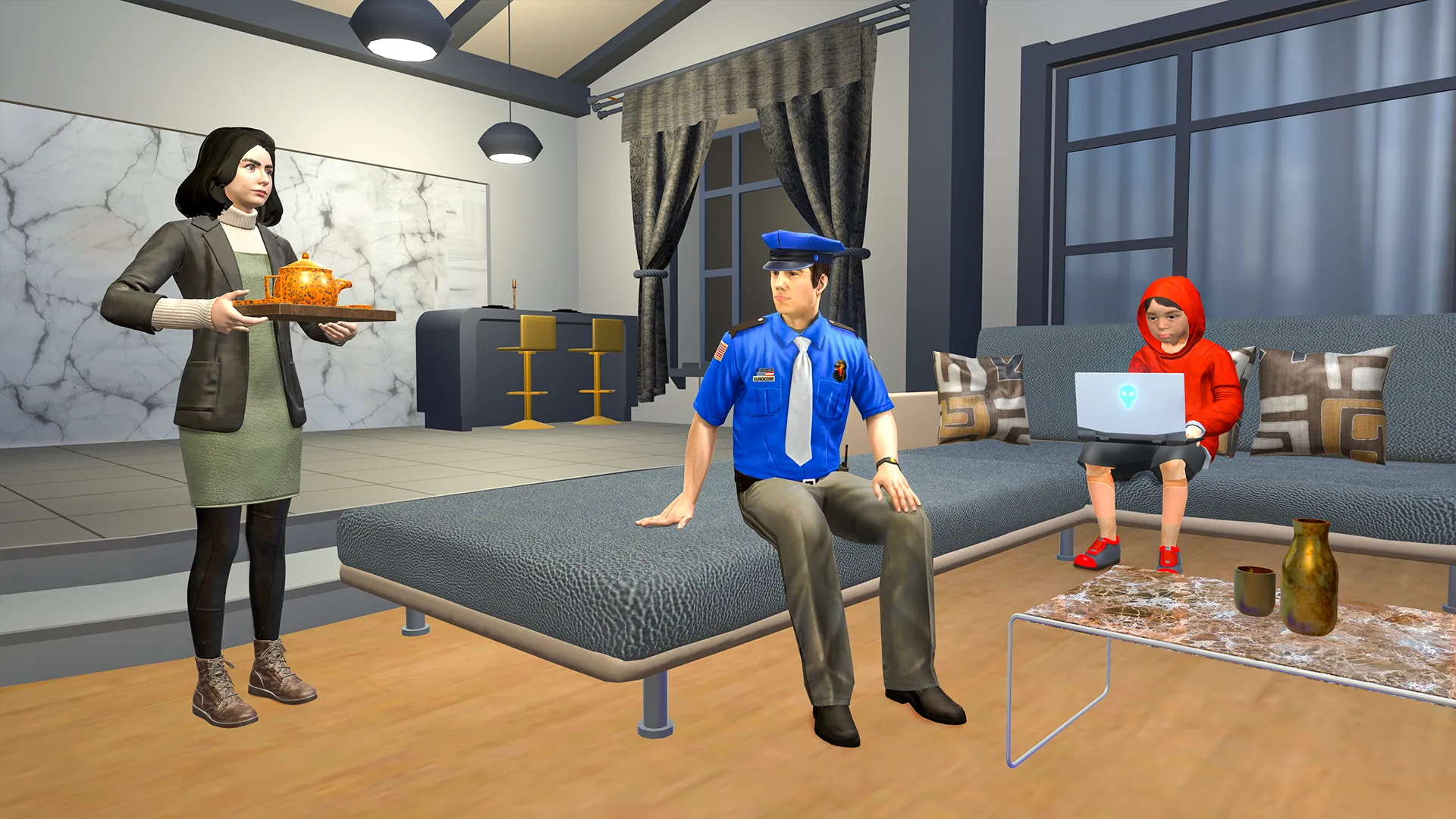 Virtual Police Dad Simulator | Indus Appstore | Screenshot