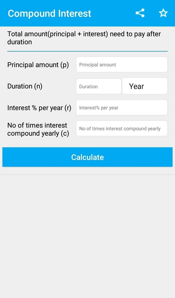 Compound Interest Calculator | Indus Appstore | Screenshot