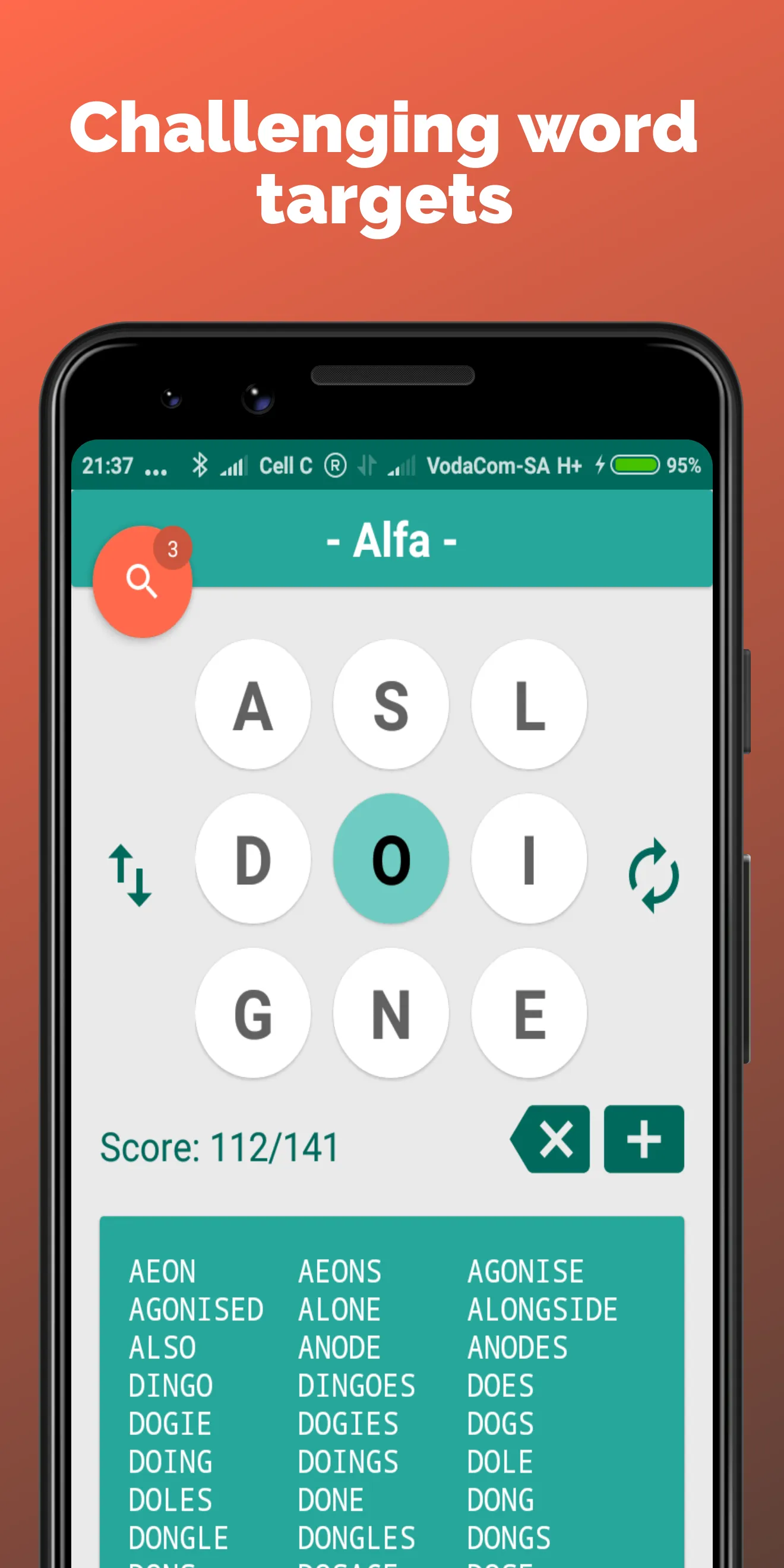 9 Letter Jumble: Anagram Games | Indus Appstore | Screenshot