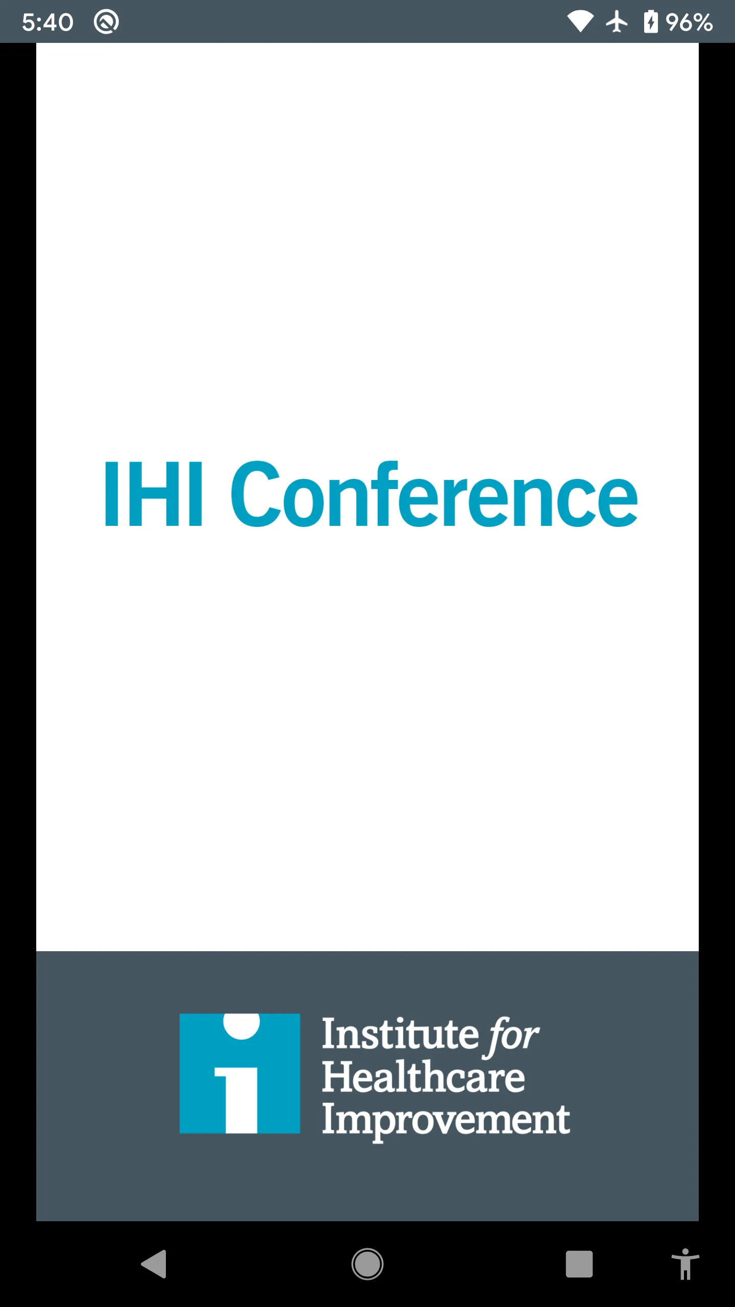 IHI Conferences | Indus Appstore | Screenshot