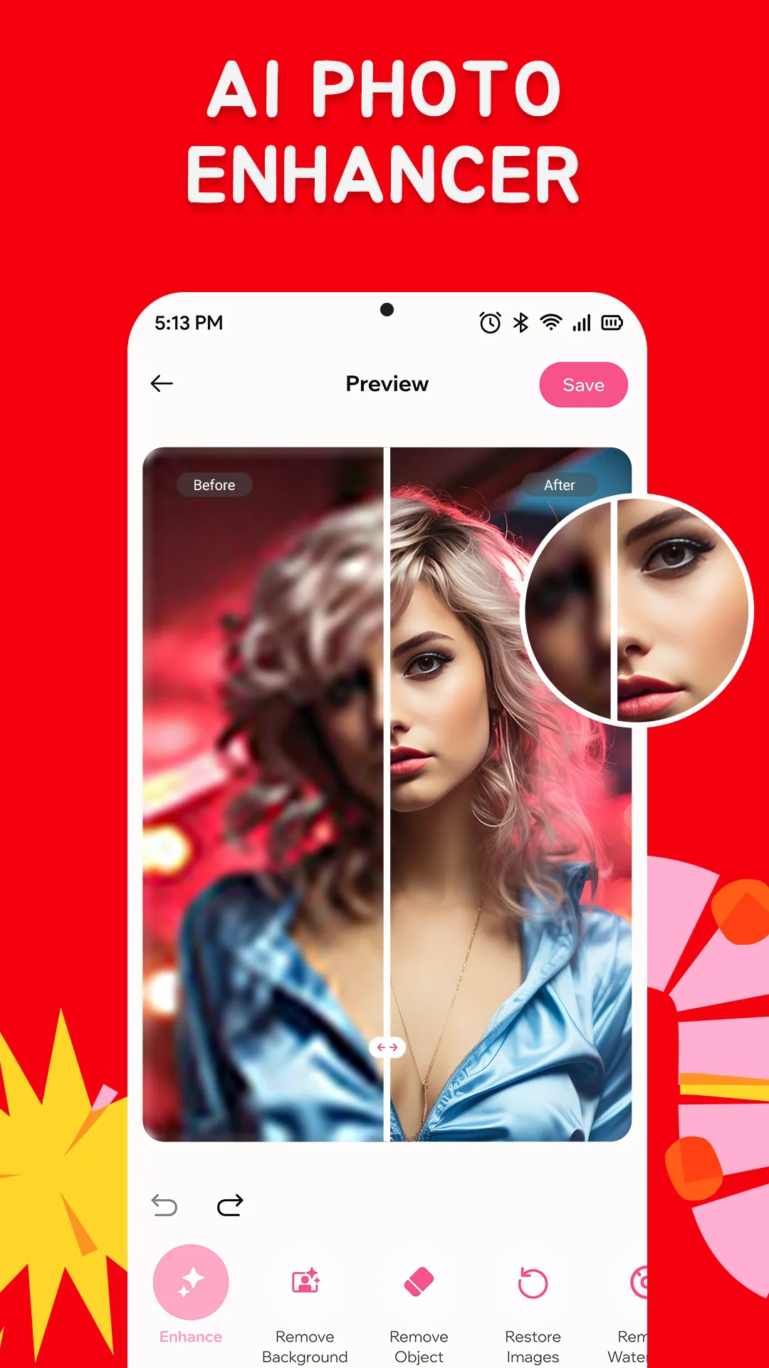 PixUp - AI Photo Enhancer | Indus Appstore | Screenshot