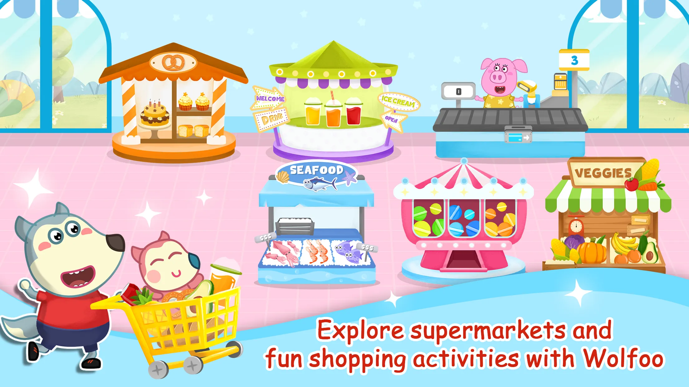 Wolfoo Supermarket, Shopping | Indus Appstore | Screenshot