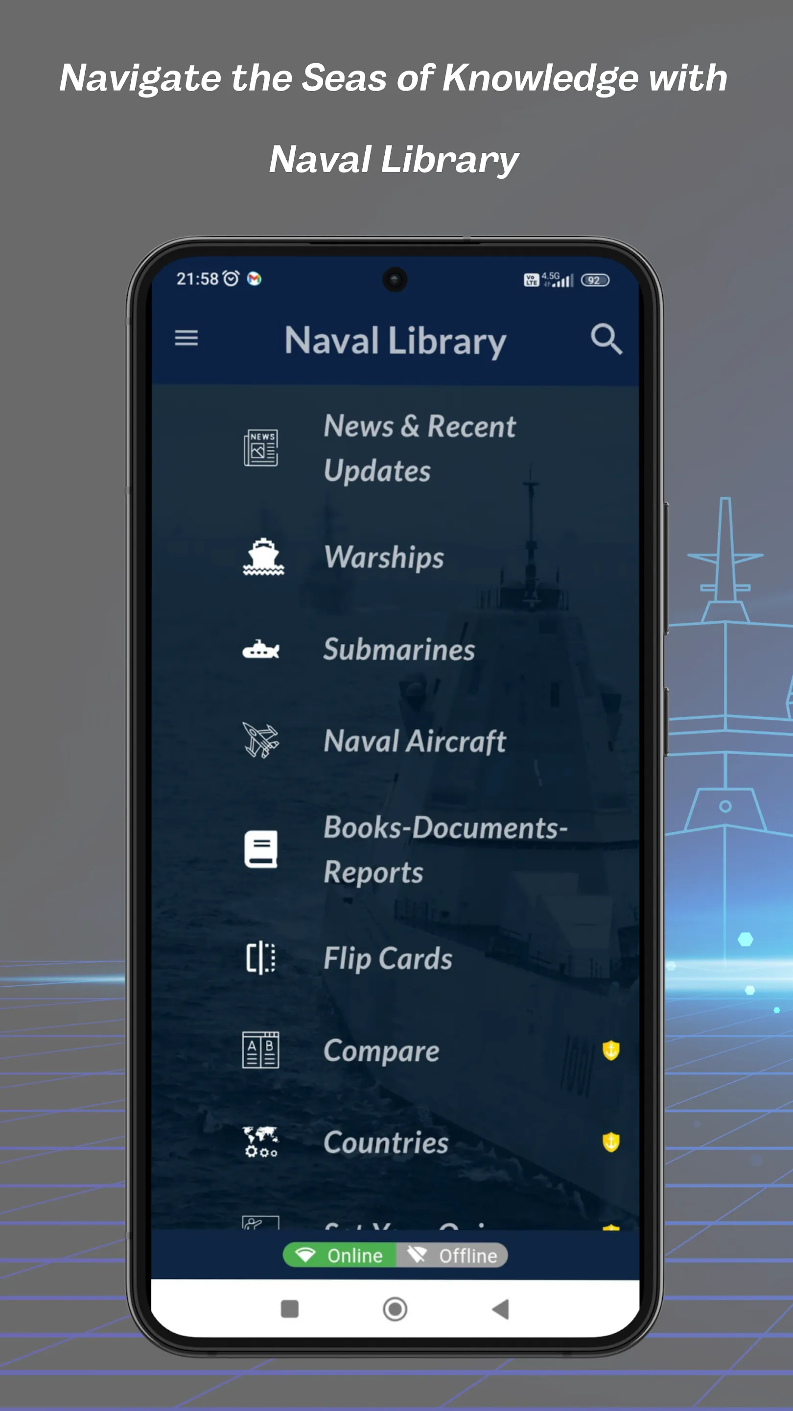 Naval Library Navy Army ASVAB | Indus Appstore | Screenshot