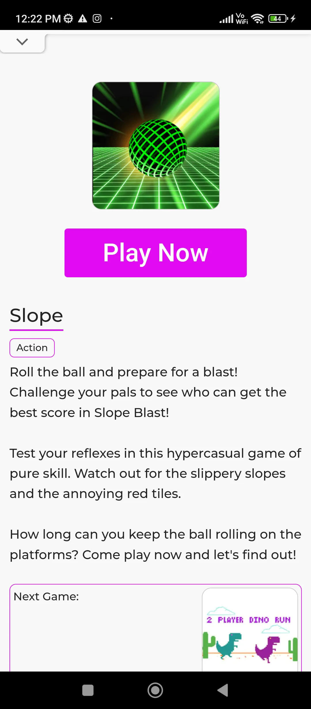 Slope | Indus Appstore | Screenshot