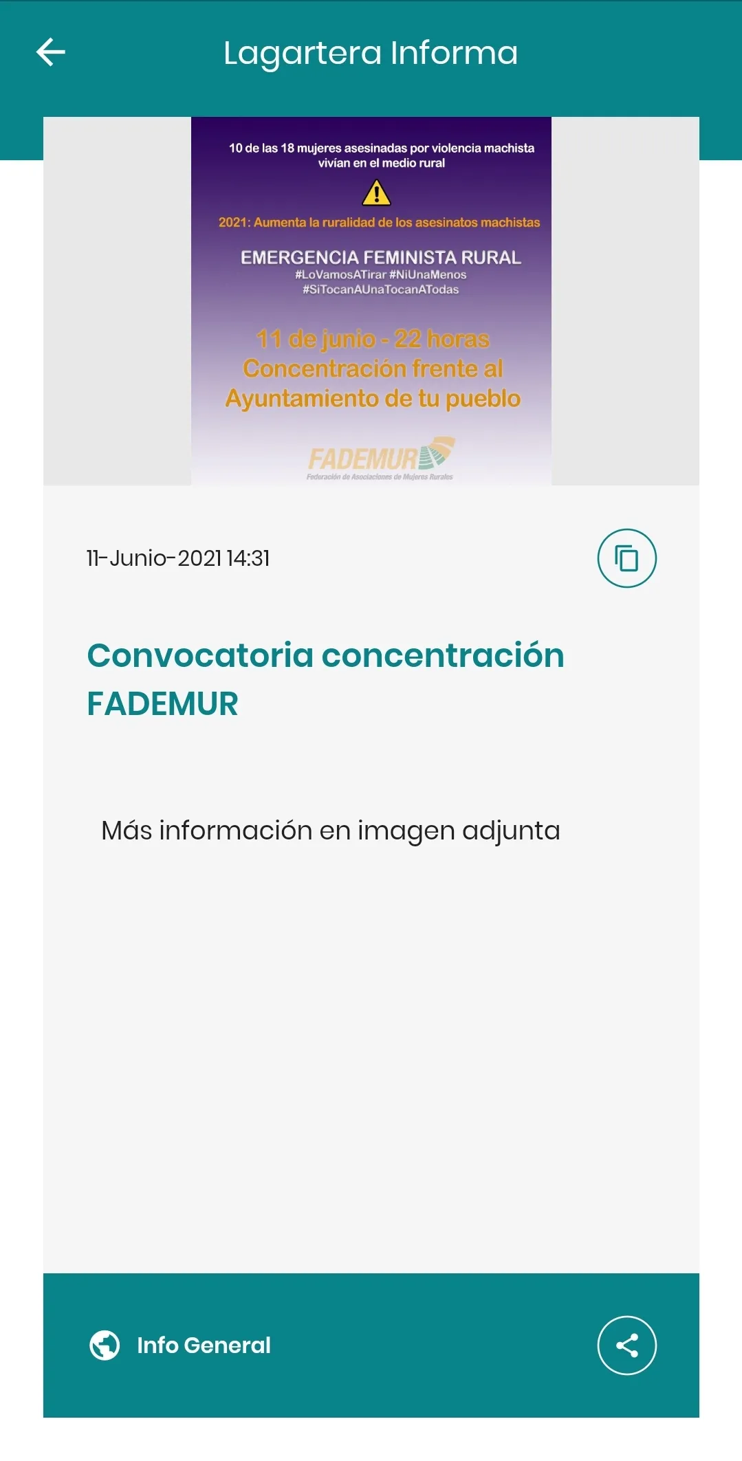 Lagartera Informa | Indus Appstore | Screenshot