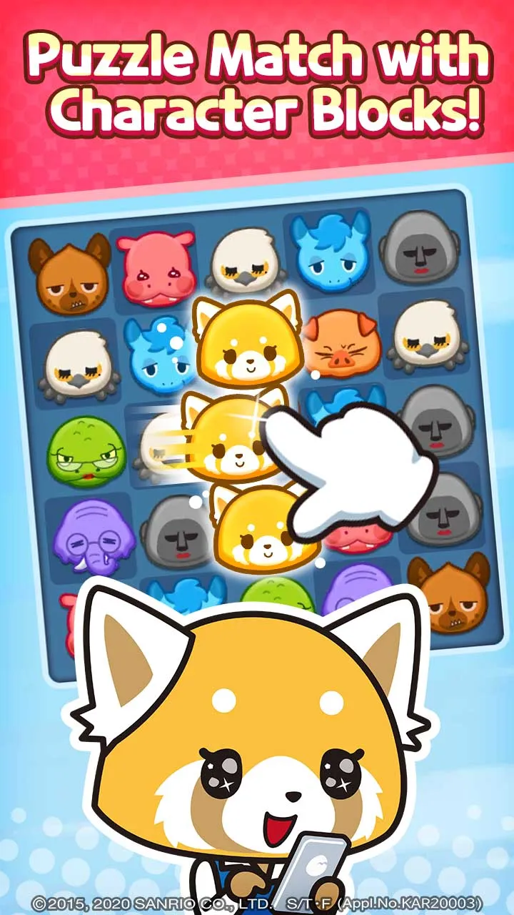 Aggretsuko : Match 3 Puzzle | Indus Appstore | Screenshot