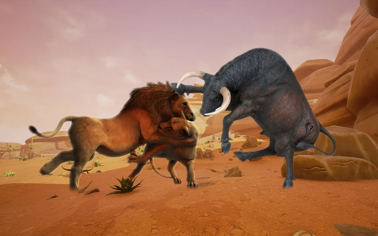 Wild Animal Fighting Games 3D | Indus Appstore | Screenshot