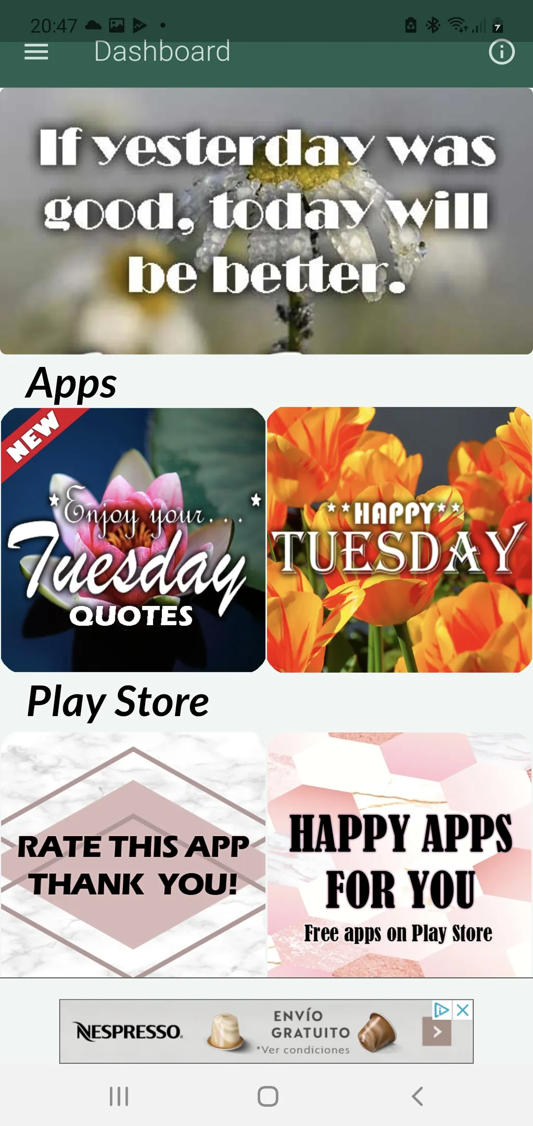 HAVE A SPLENDID TUESDAY | Indus Appstore | Screenshot