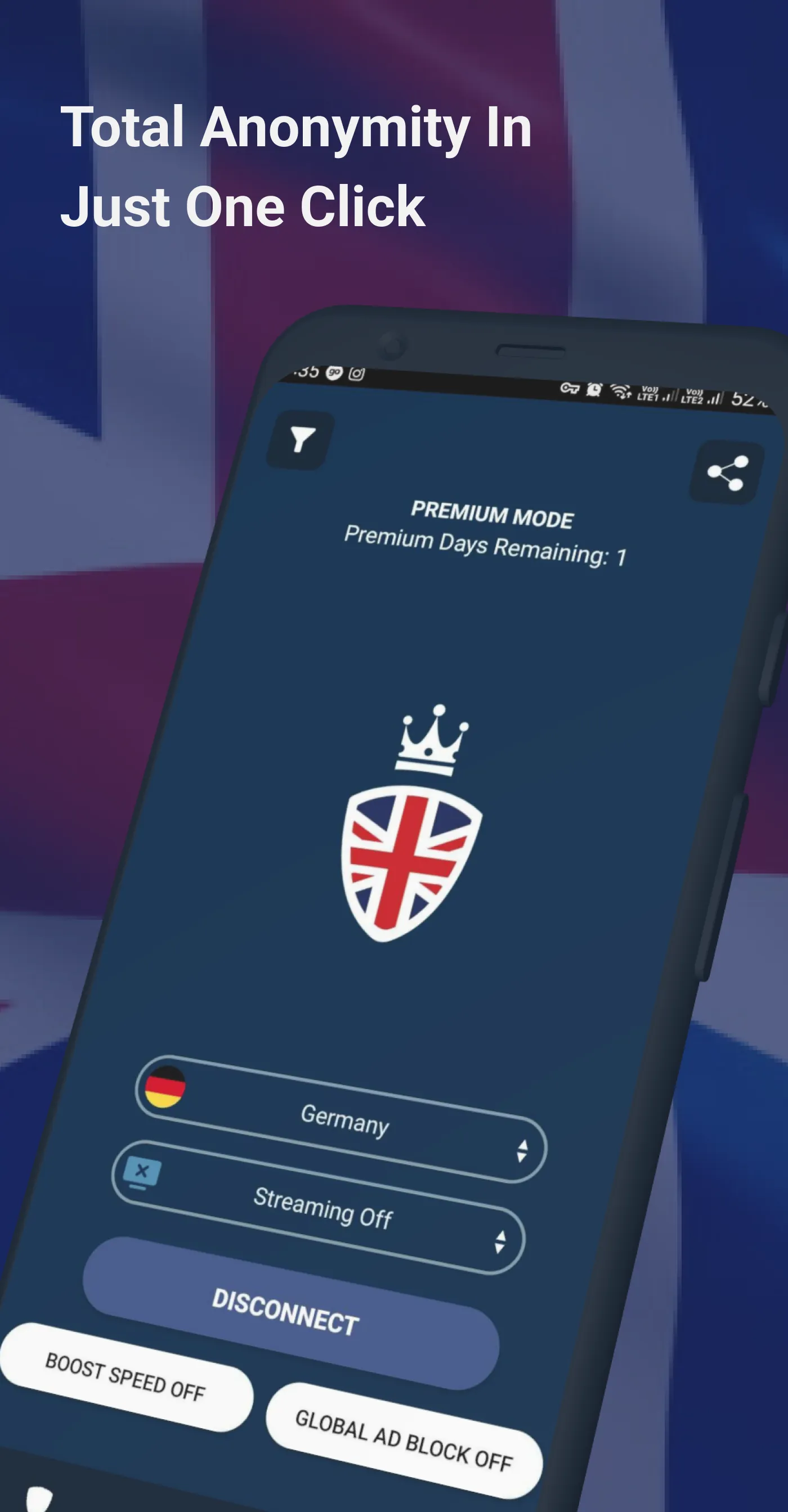 VPN UK: Fast VPN with Adblock | Indus Appstore | Screenshot