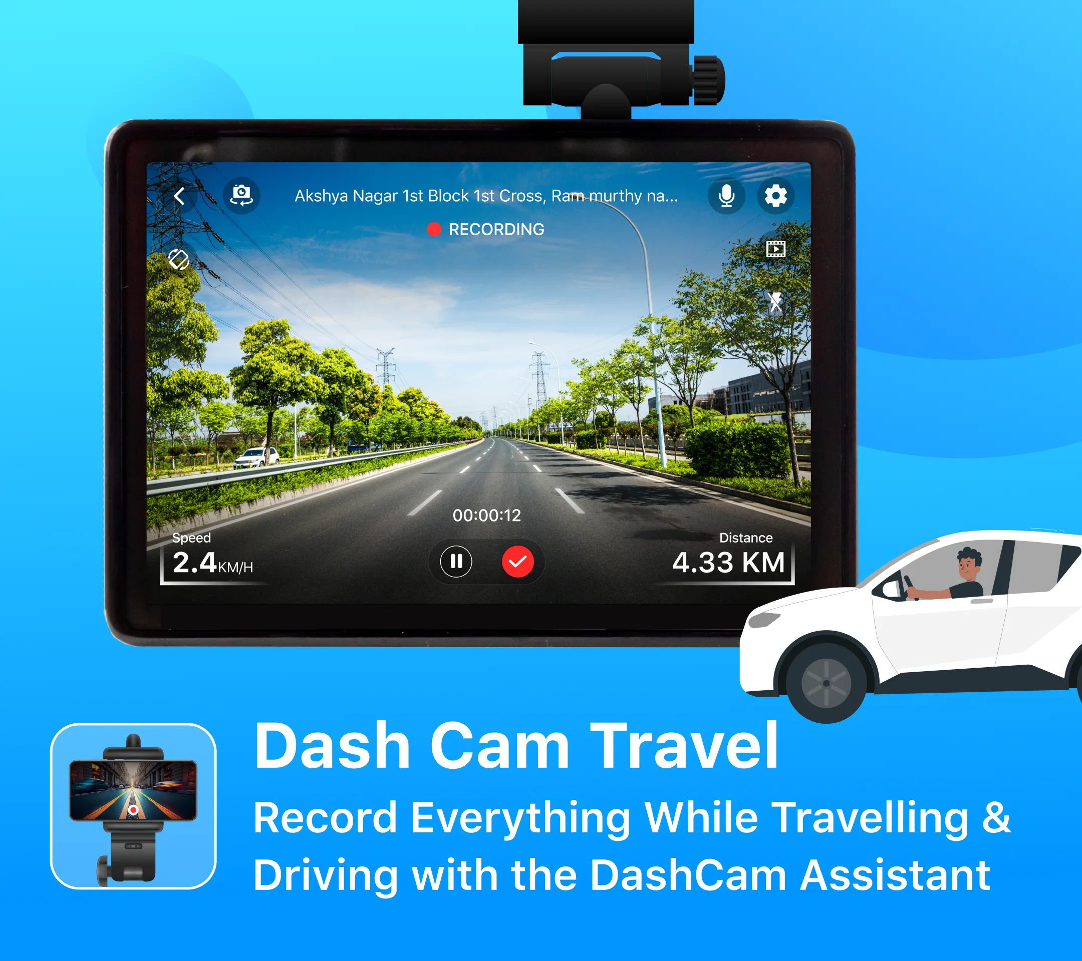 Dashcam: AI Car Video Recorder | Indus Appstore | Screenshot