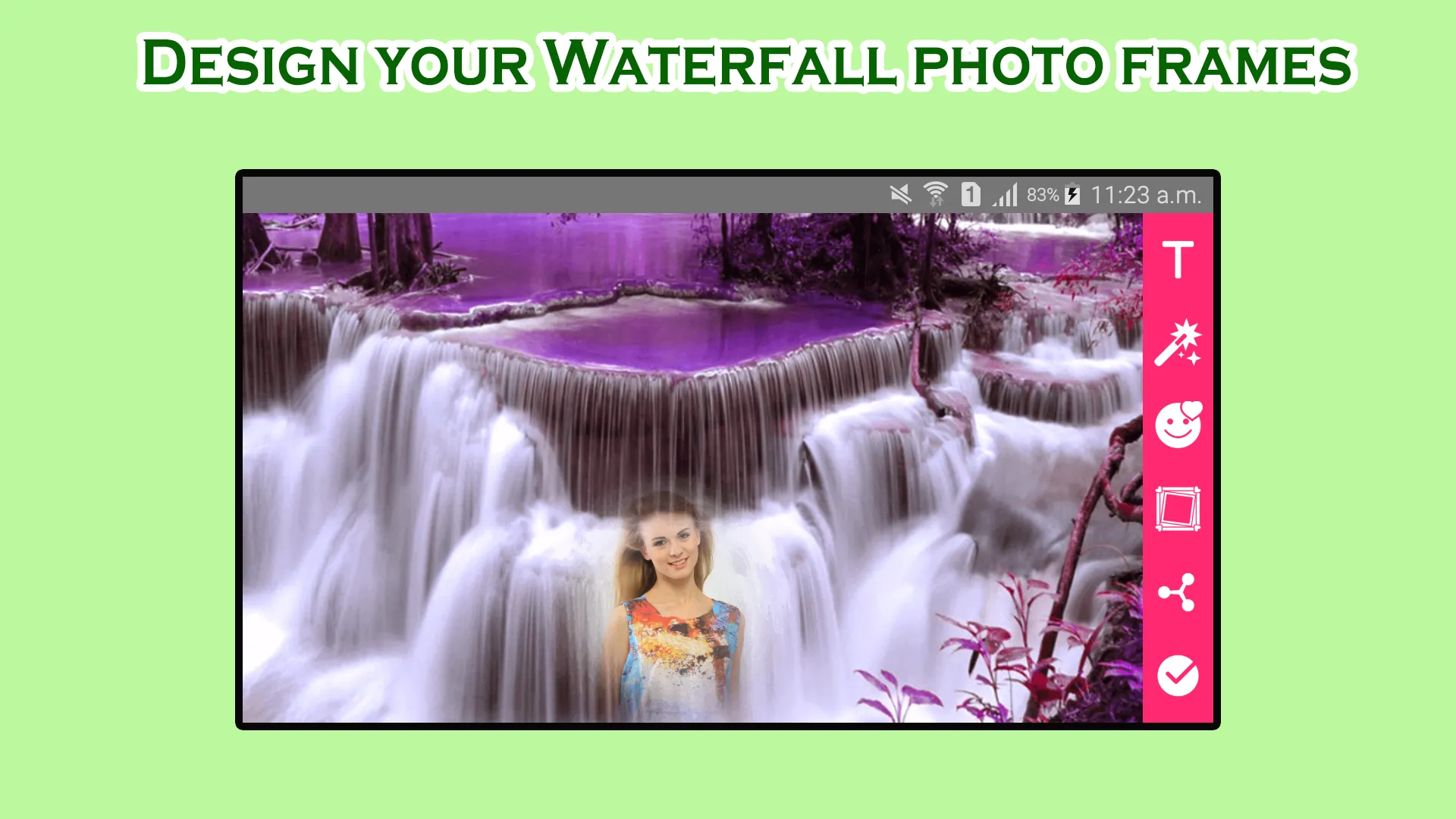 Waterfall Frames | Indus Appstore | Screenshot