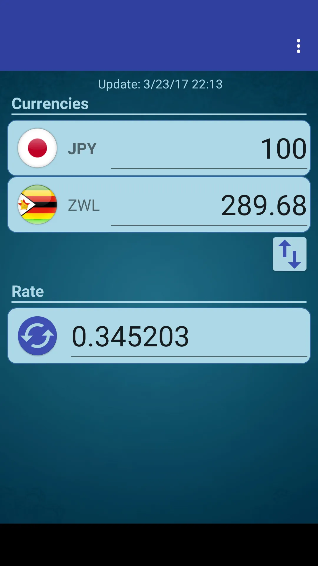 Japan Yen x Zimbabwe Dollar | Indus Appstore | Screenshot