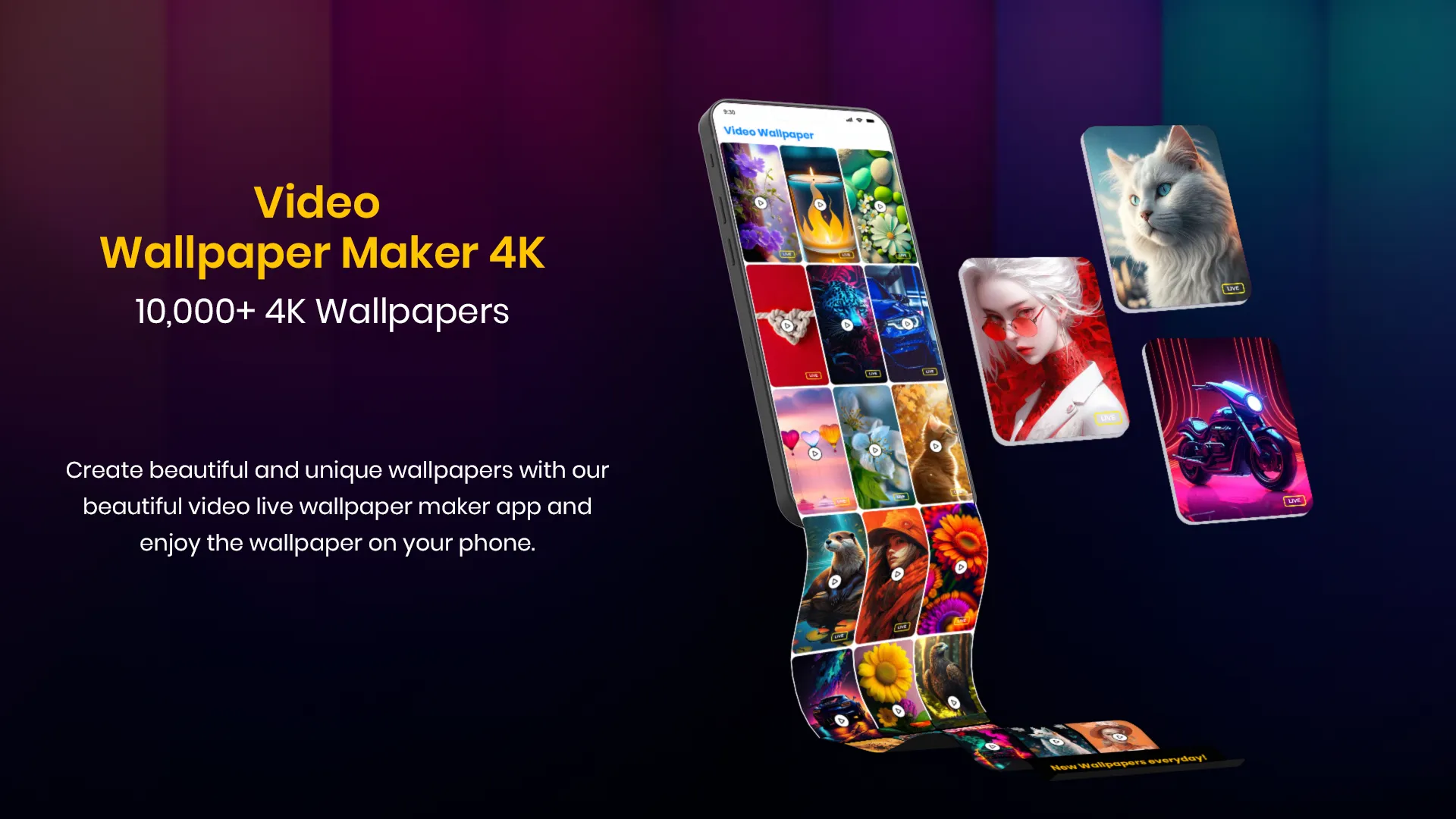 Video Wallpaper Maker 4K | Indus Appstore | Screenshot