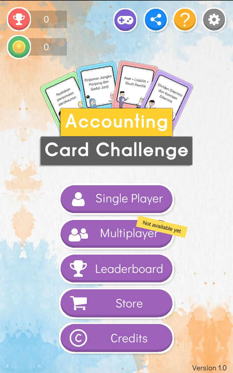 Accounting Card Challenge (ACC | Indus Appstore | Screenshot